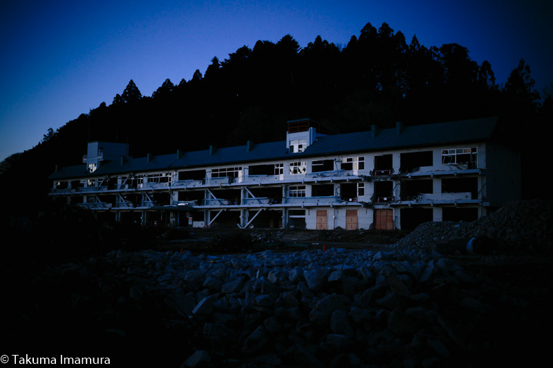 2013/01/05 被害を受けた高田高校