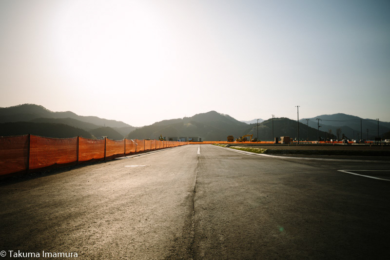 2017/05/02 嵩上げされた高田町中心部。陸前高田市高田町