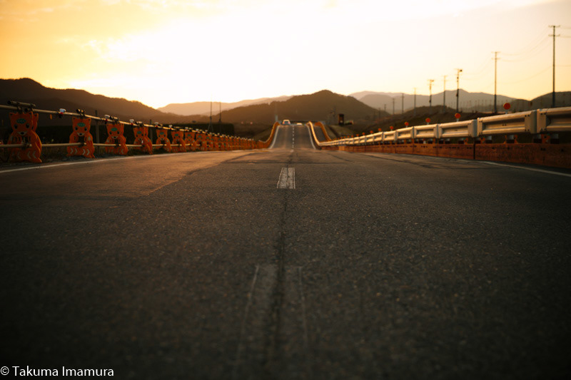 2018/08/19 かさ上げ工事のため、頻繁に道路が変わる。陸前高田市高田町