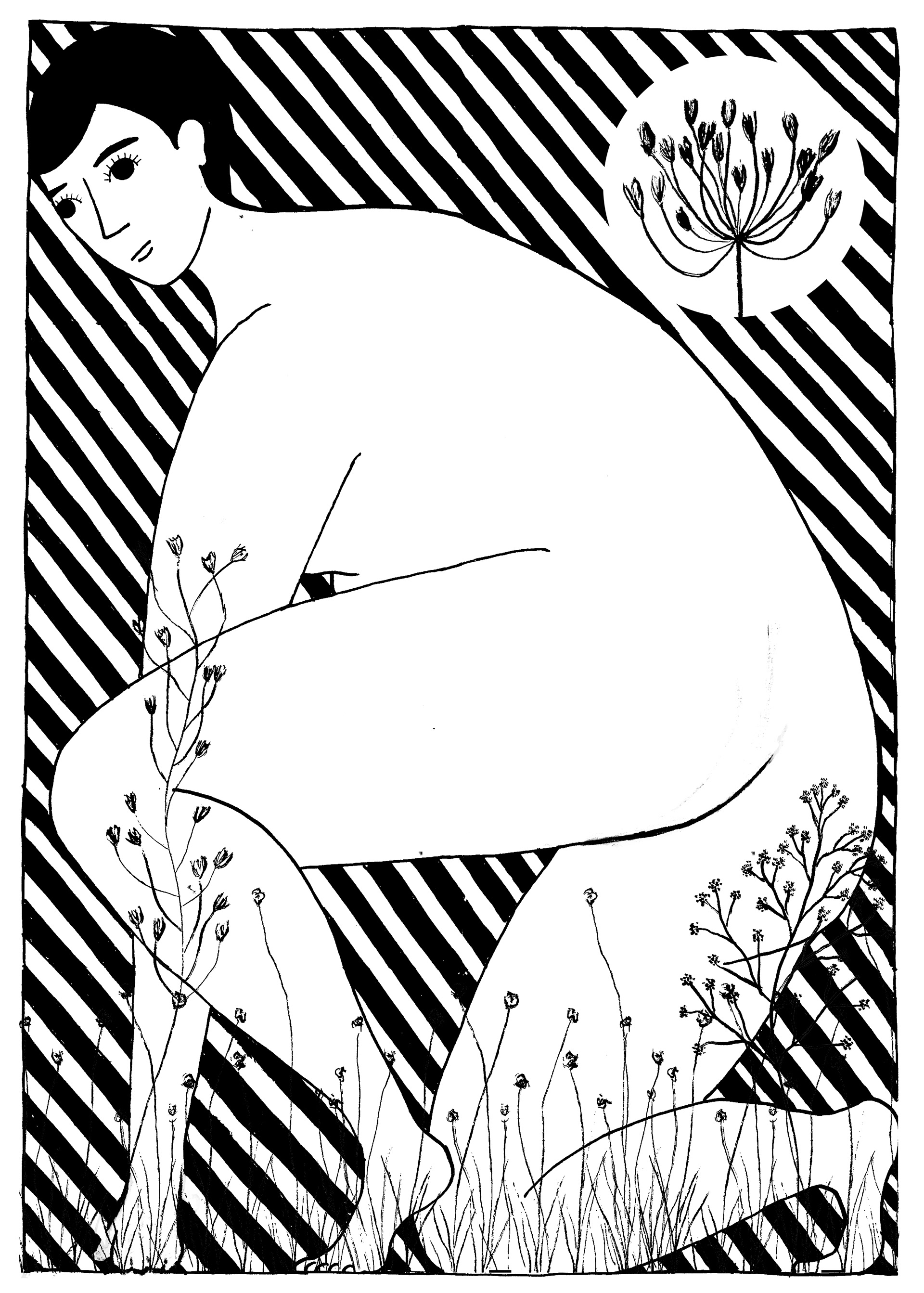 Matriz 1 cor - Poster "Mãe Natureza"