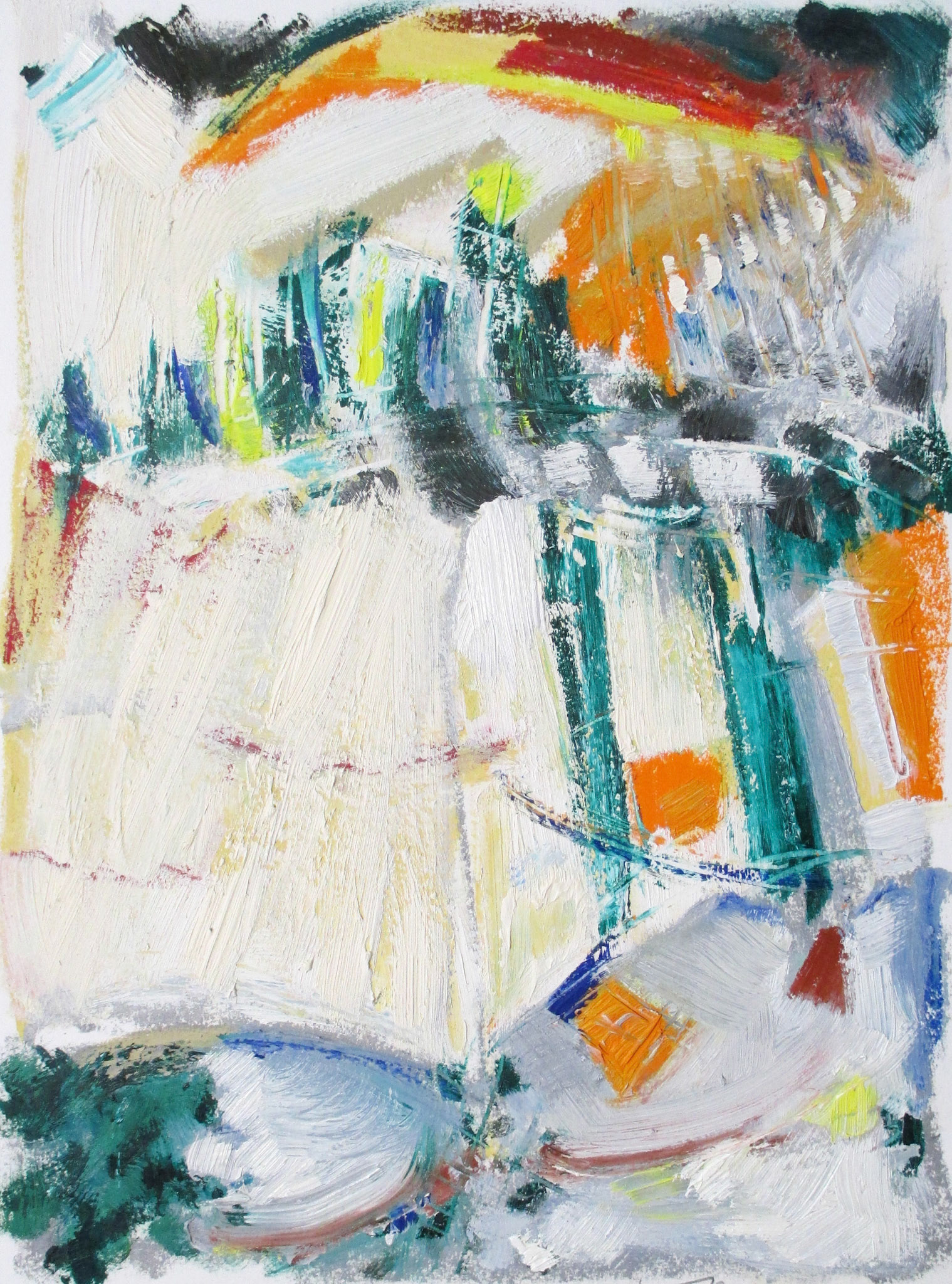 Some Mornings. Oil. 12x16. sold.