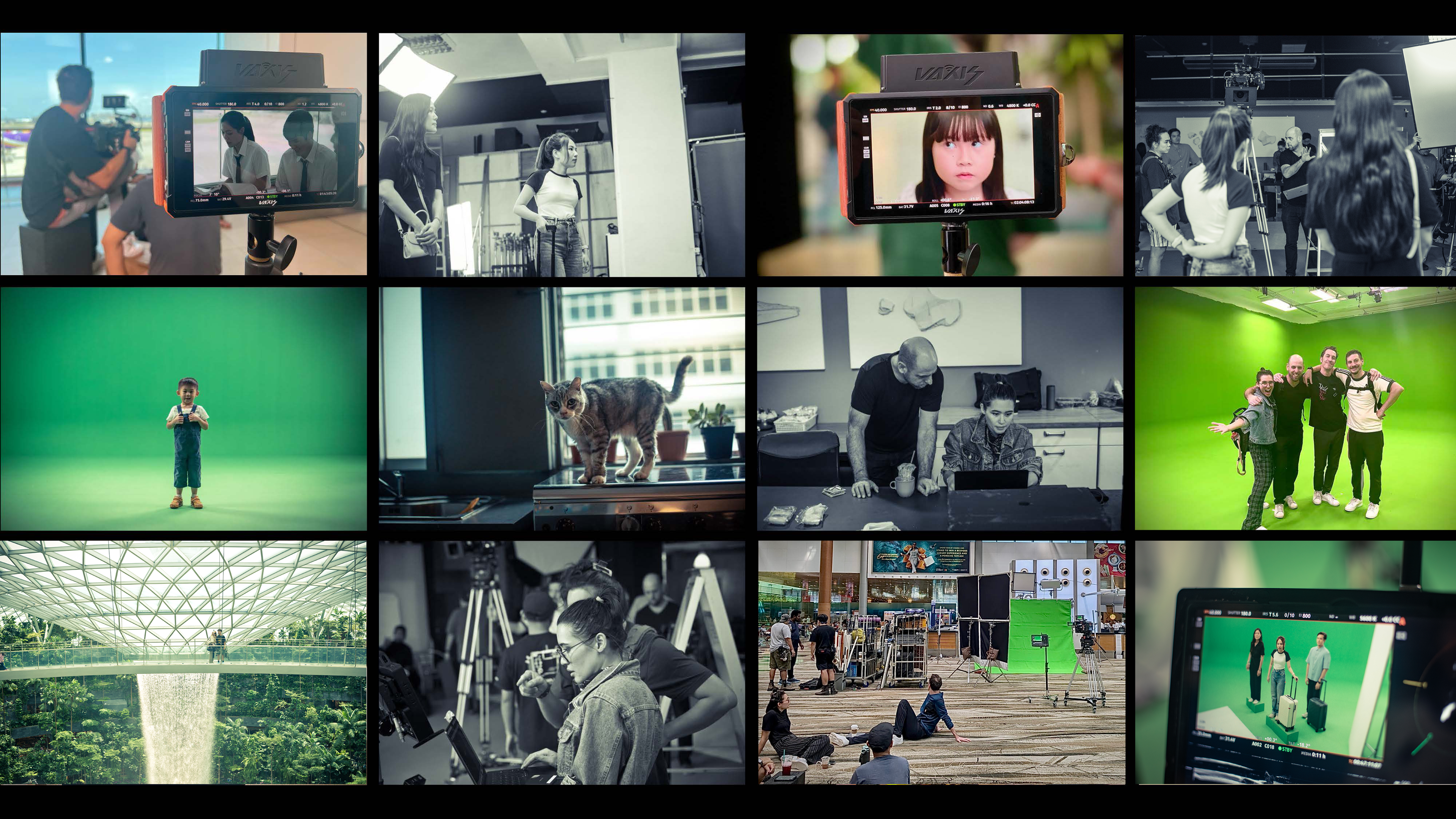 Singapore film shoot.