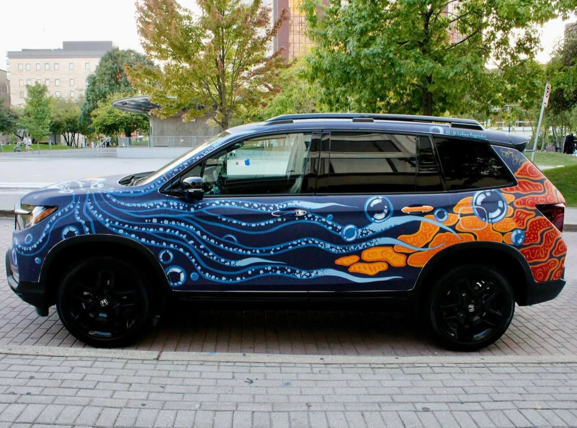 Bublr Live Mural Painting for ArtPrize and West Michigan Honda 2025