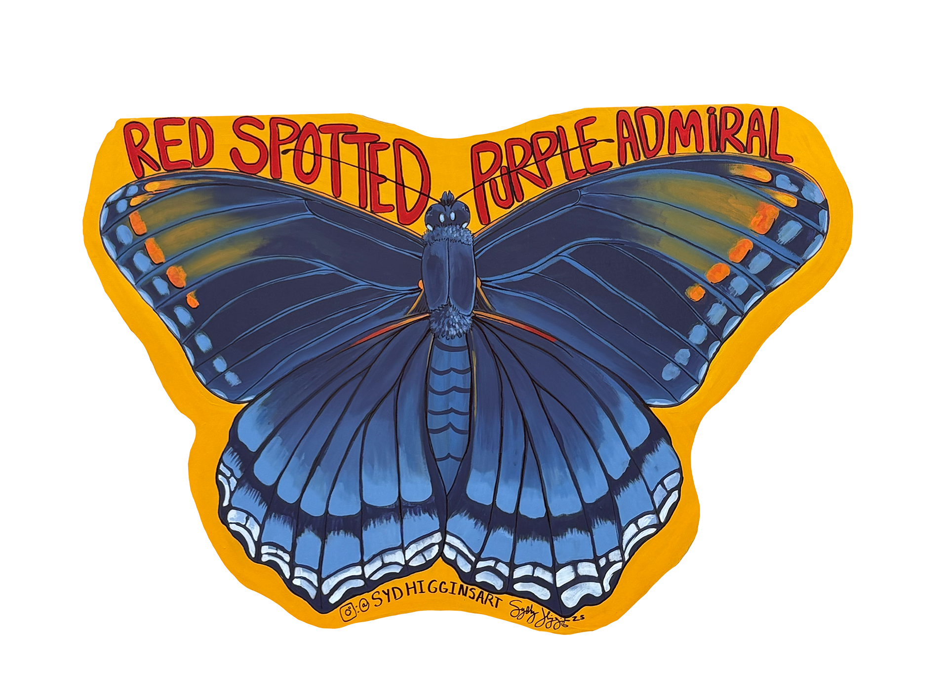 Red Spotted Purple Admiral Mural Fest 2025