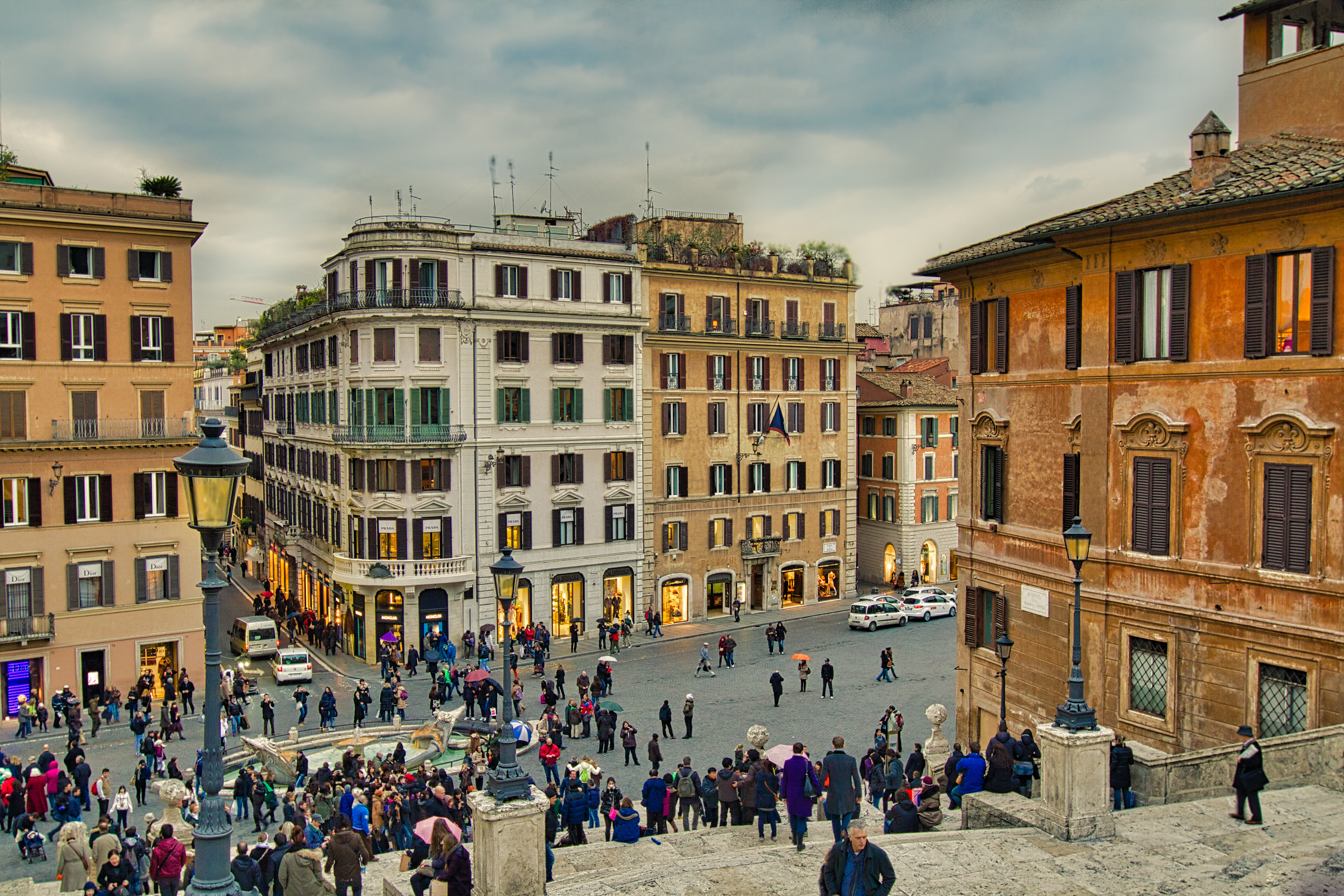 Twilight at the Spanish Steps