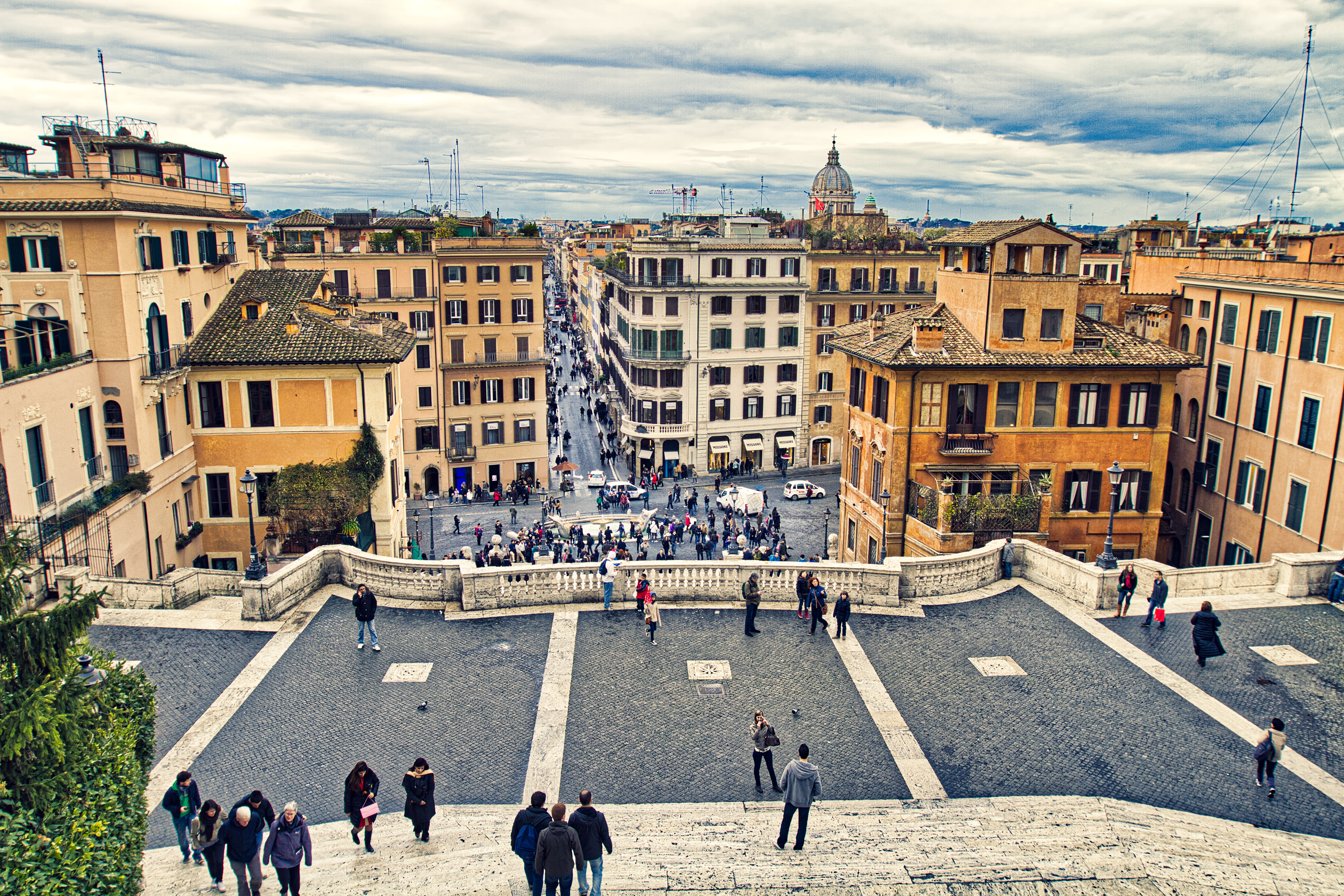Top of the Spanish Steps