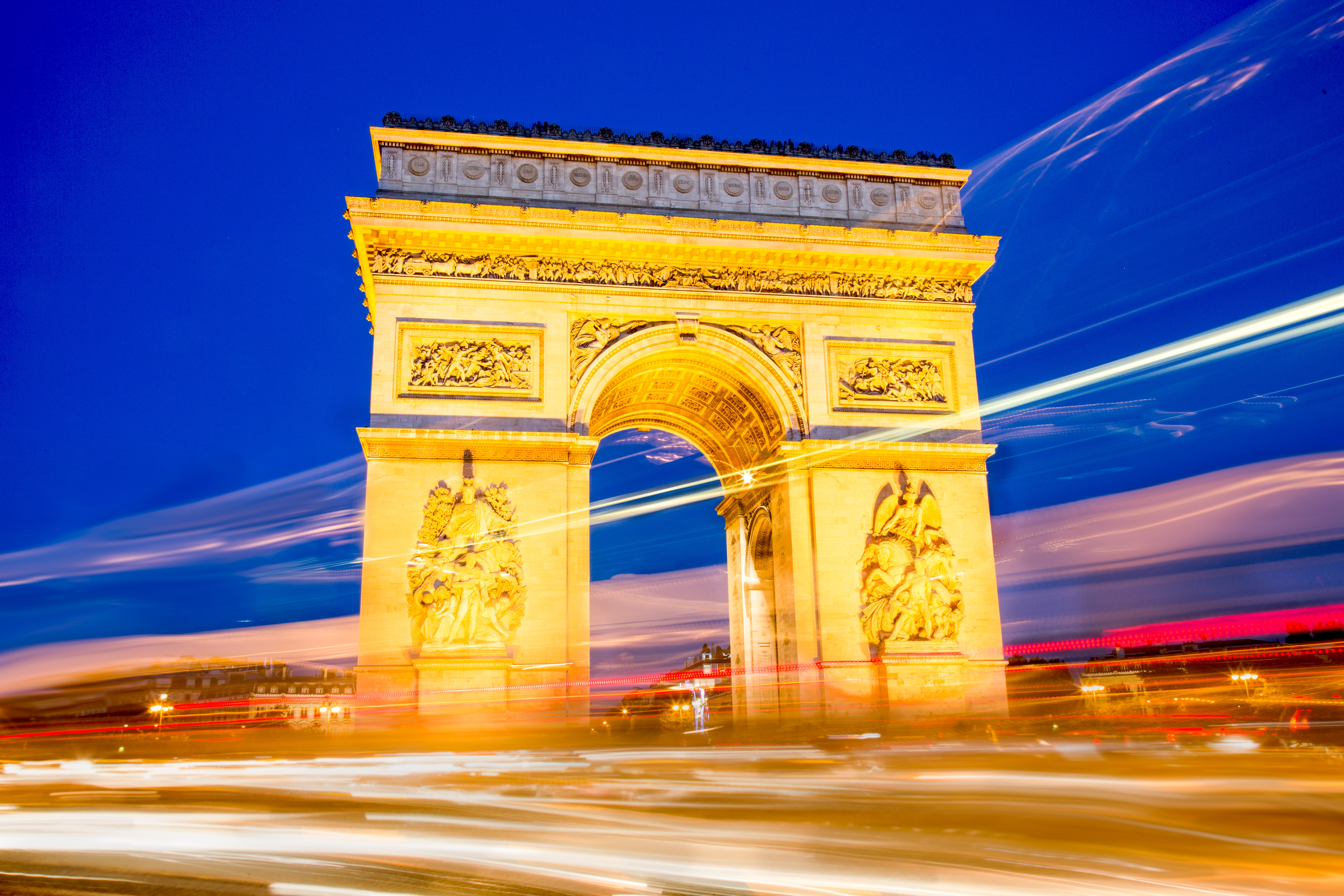Arc de Triomphe at Night