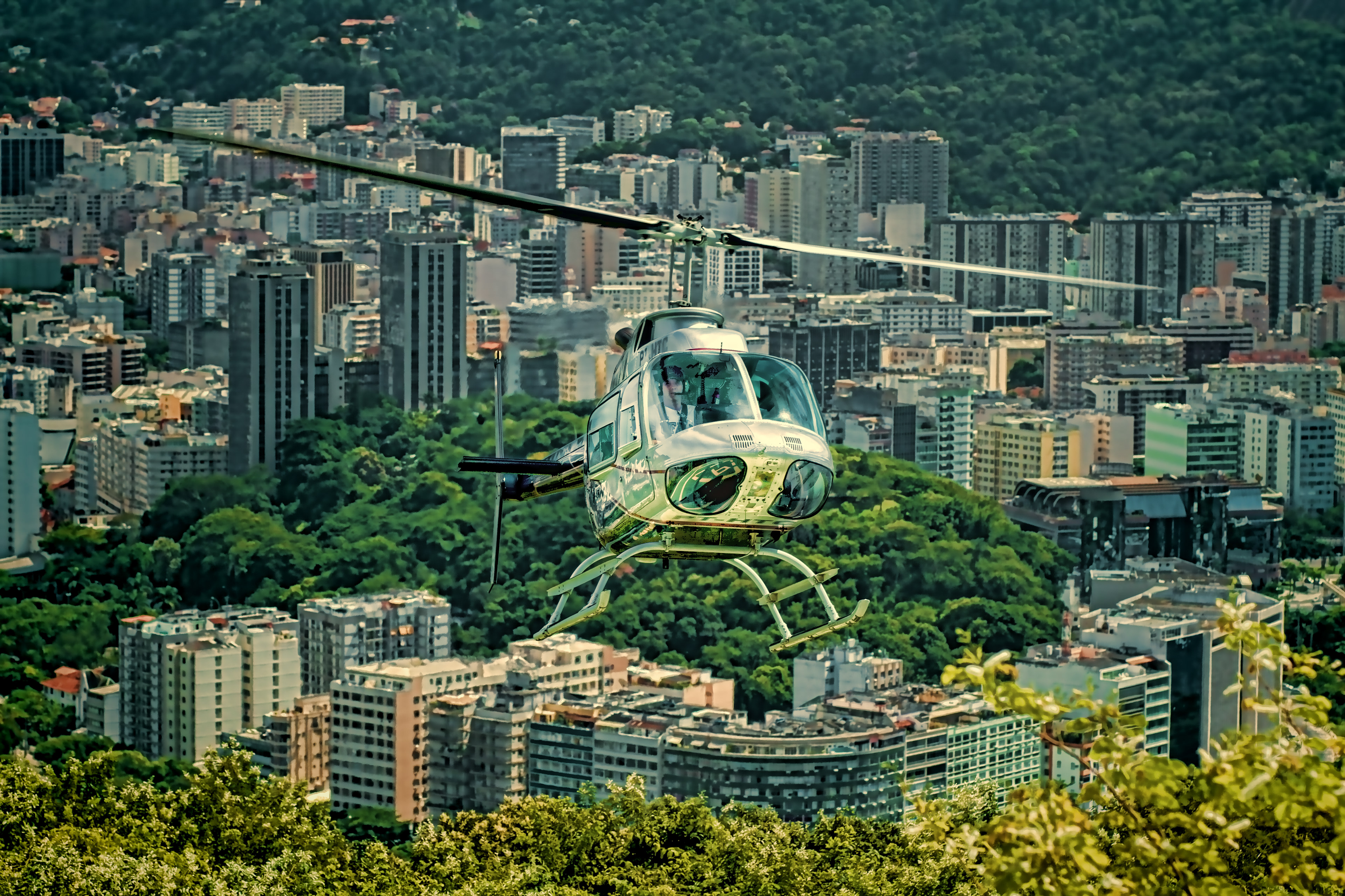 Helicopter over Botafogo