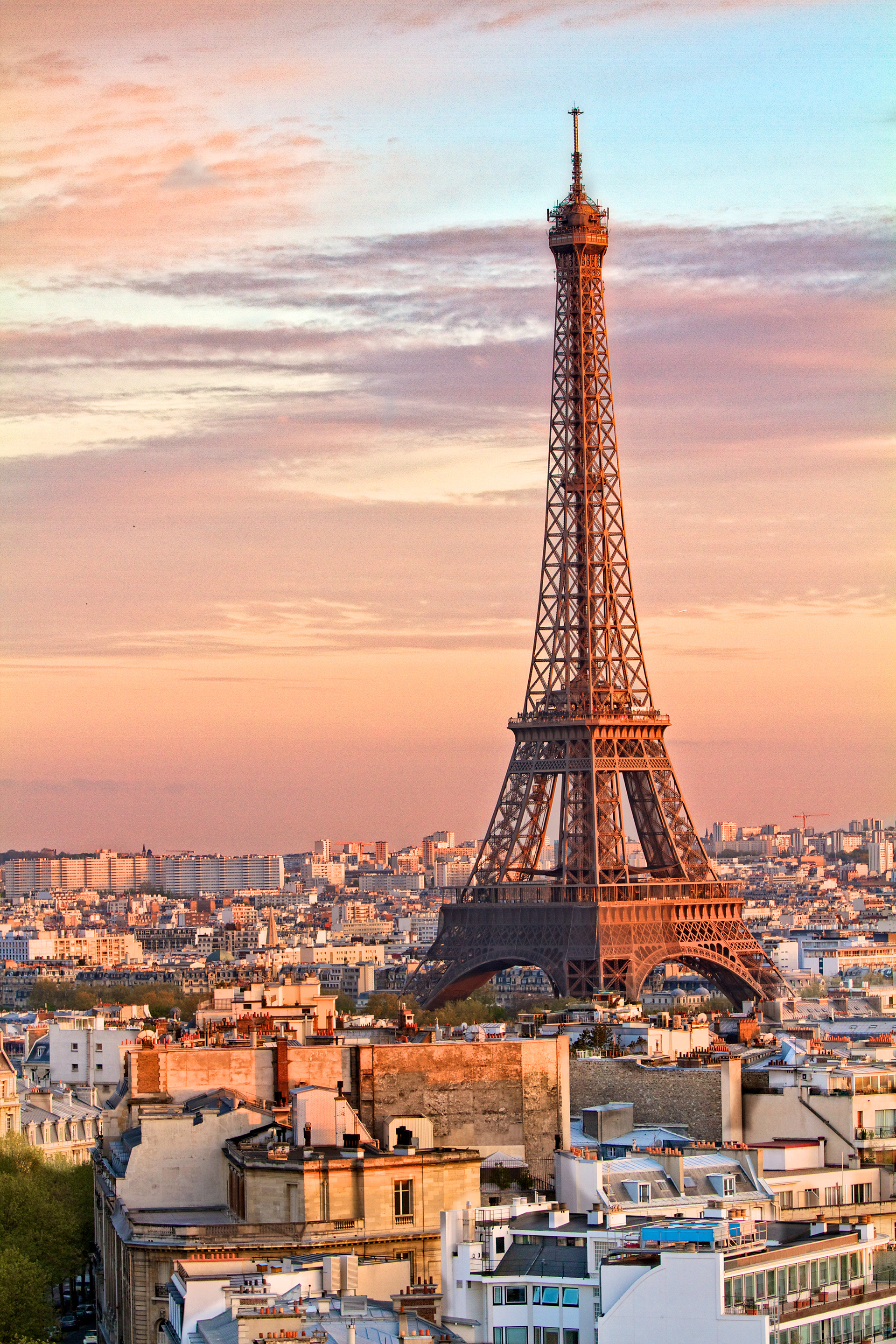 Eiffel Tower at Sunset