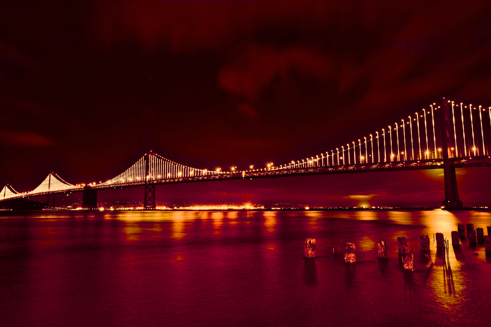 Bay Bridge Lights