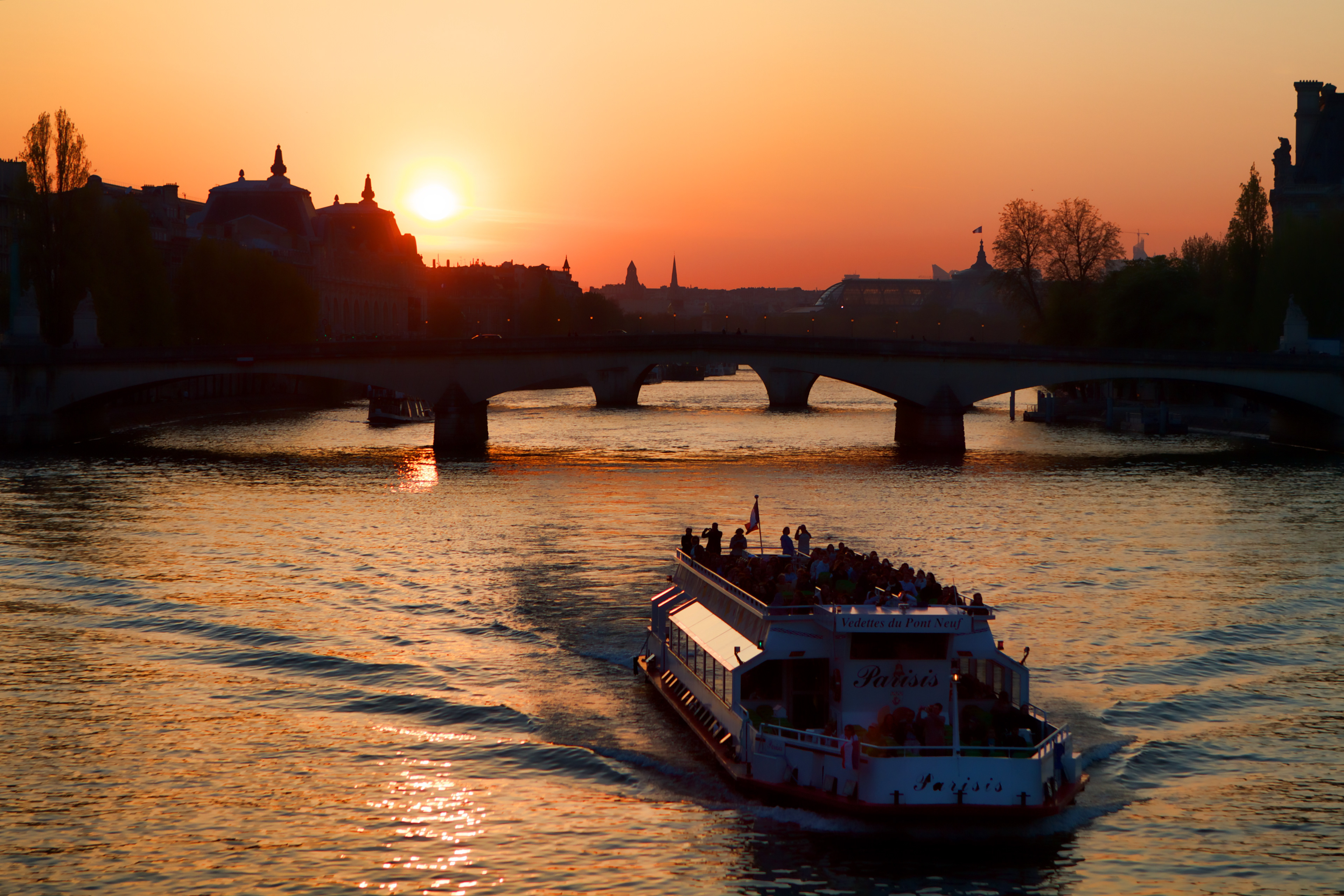 Sunset on the Seine