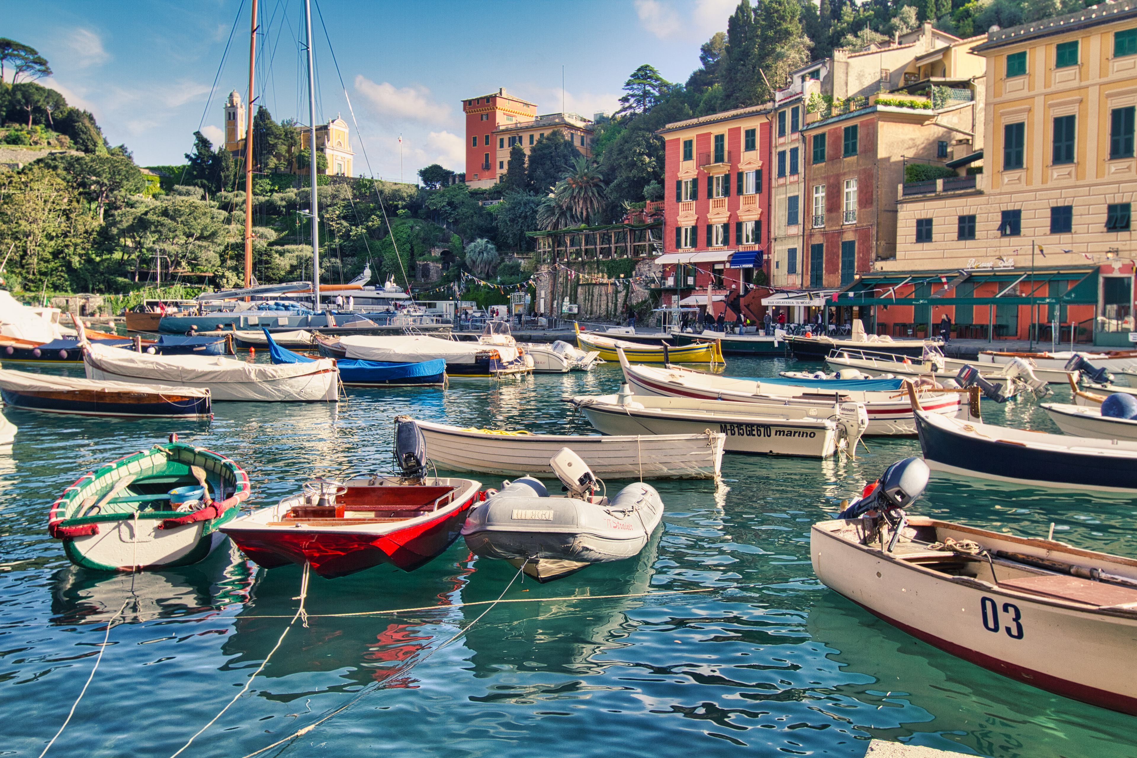 Small Fishing Boats in Portofino