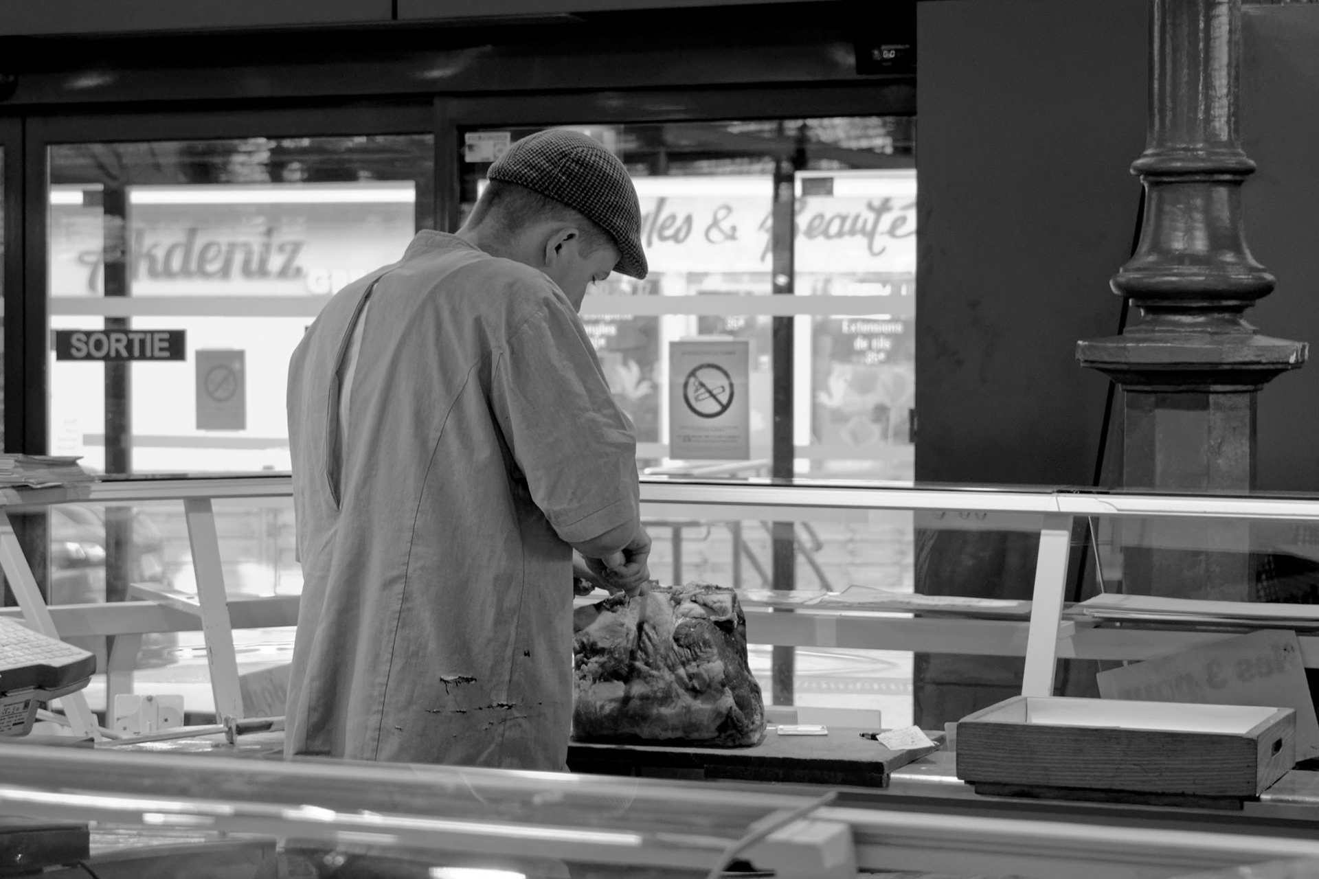Deserted farmers market