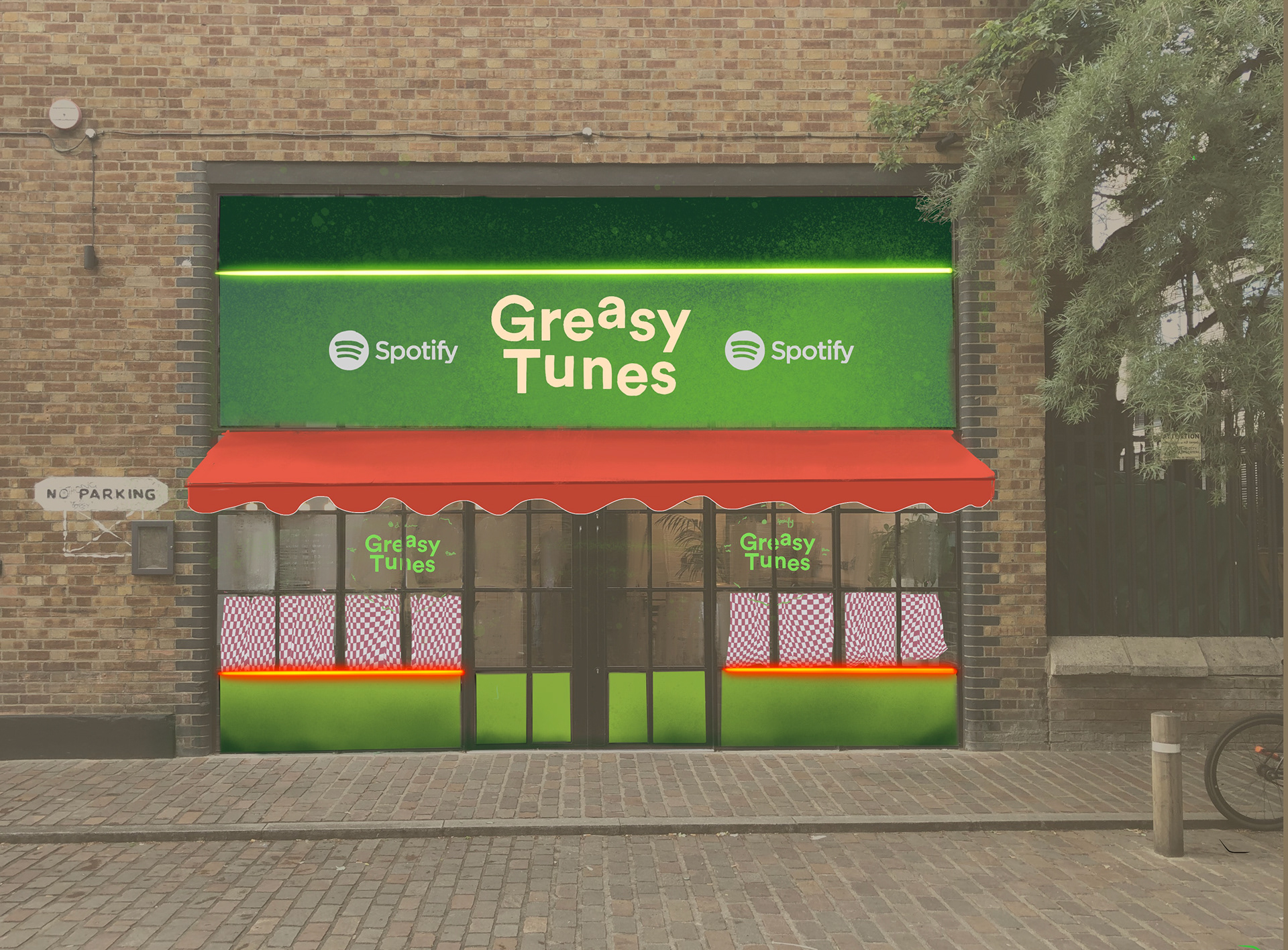 Spotify Greasy Tunes Cafe