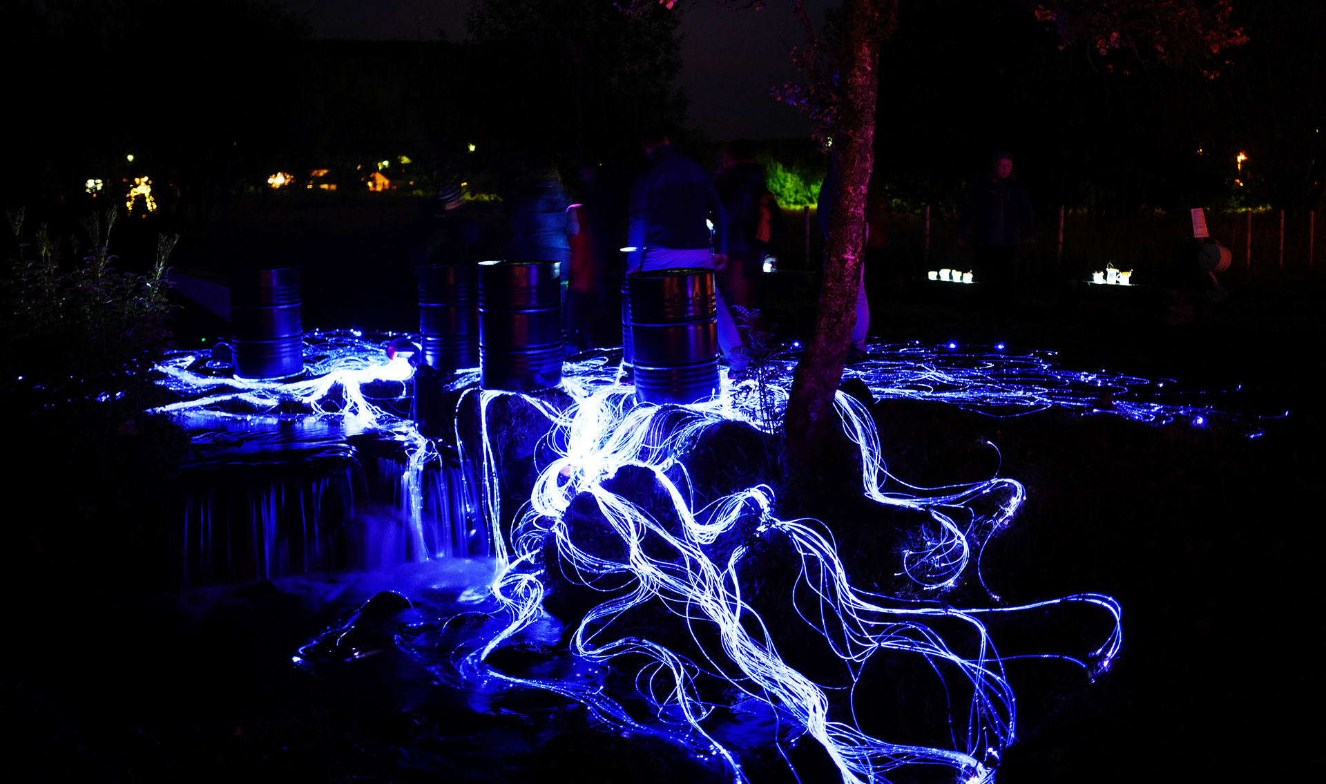 Sculptural installation for Elvelangs, Melbu, Norway, 2018