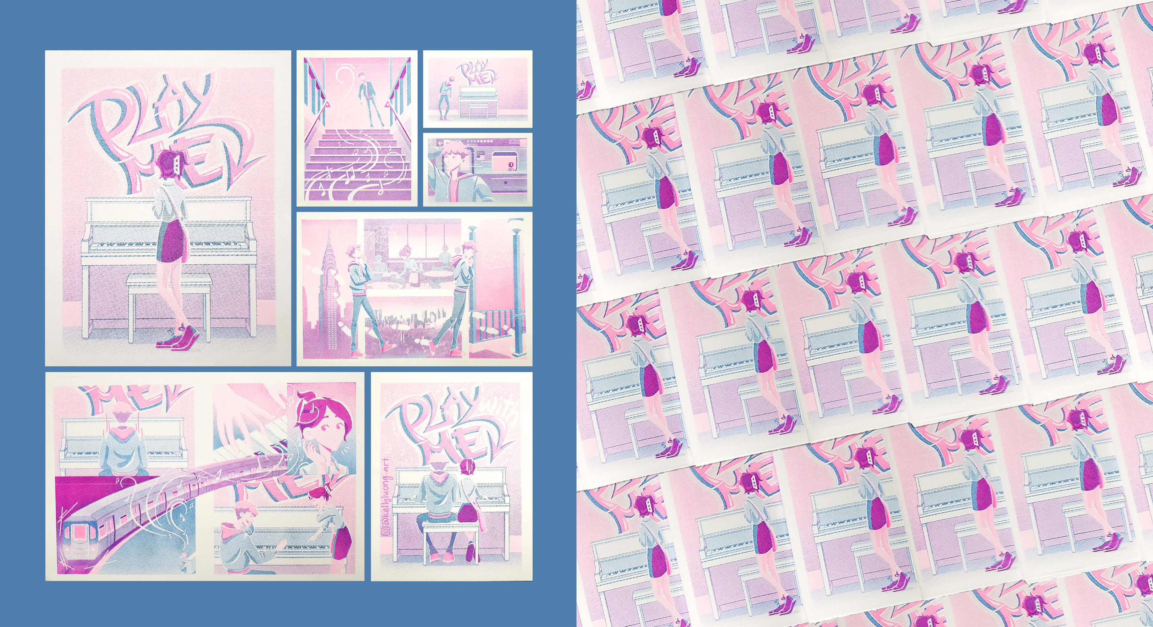 Risograph Zine: Play Me