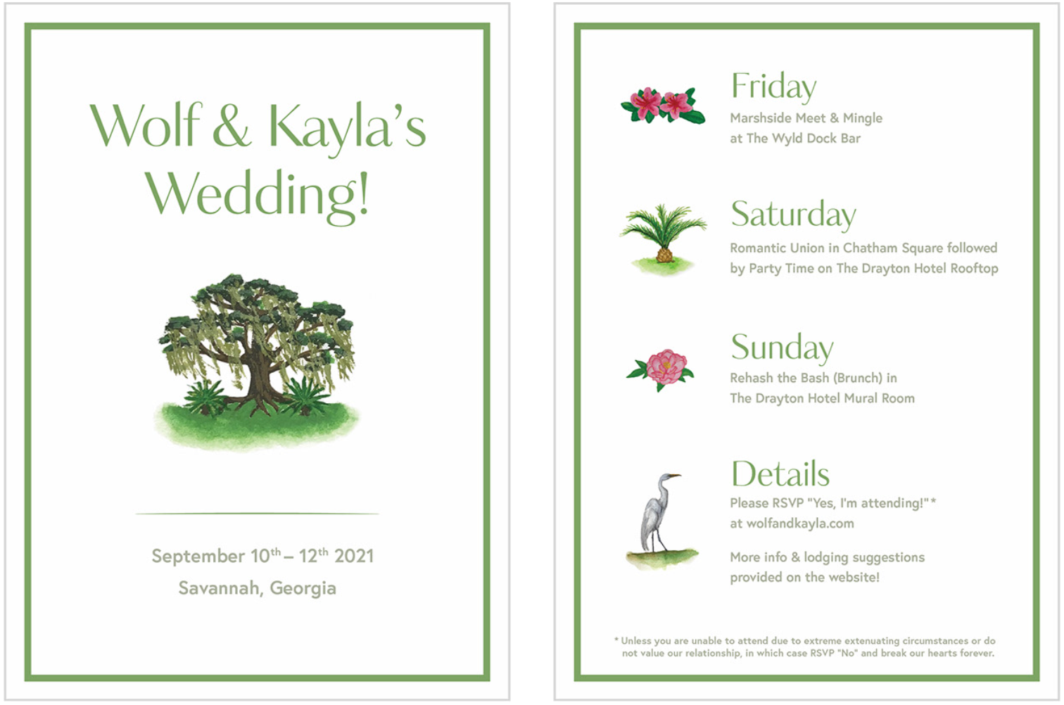 Wedding Invitation - Sept 2021