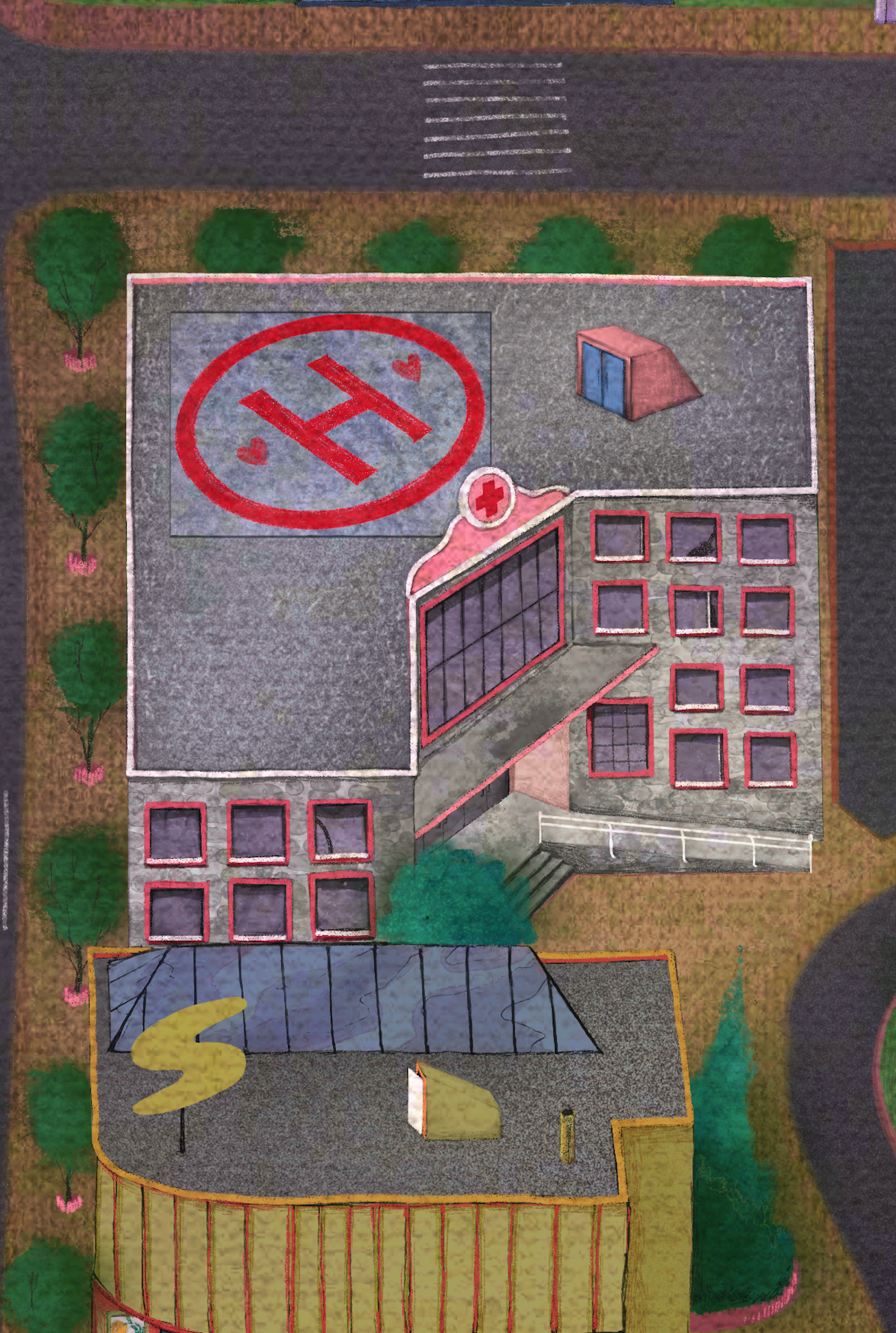 Chema Iglesias - Illustration - Hospital