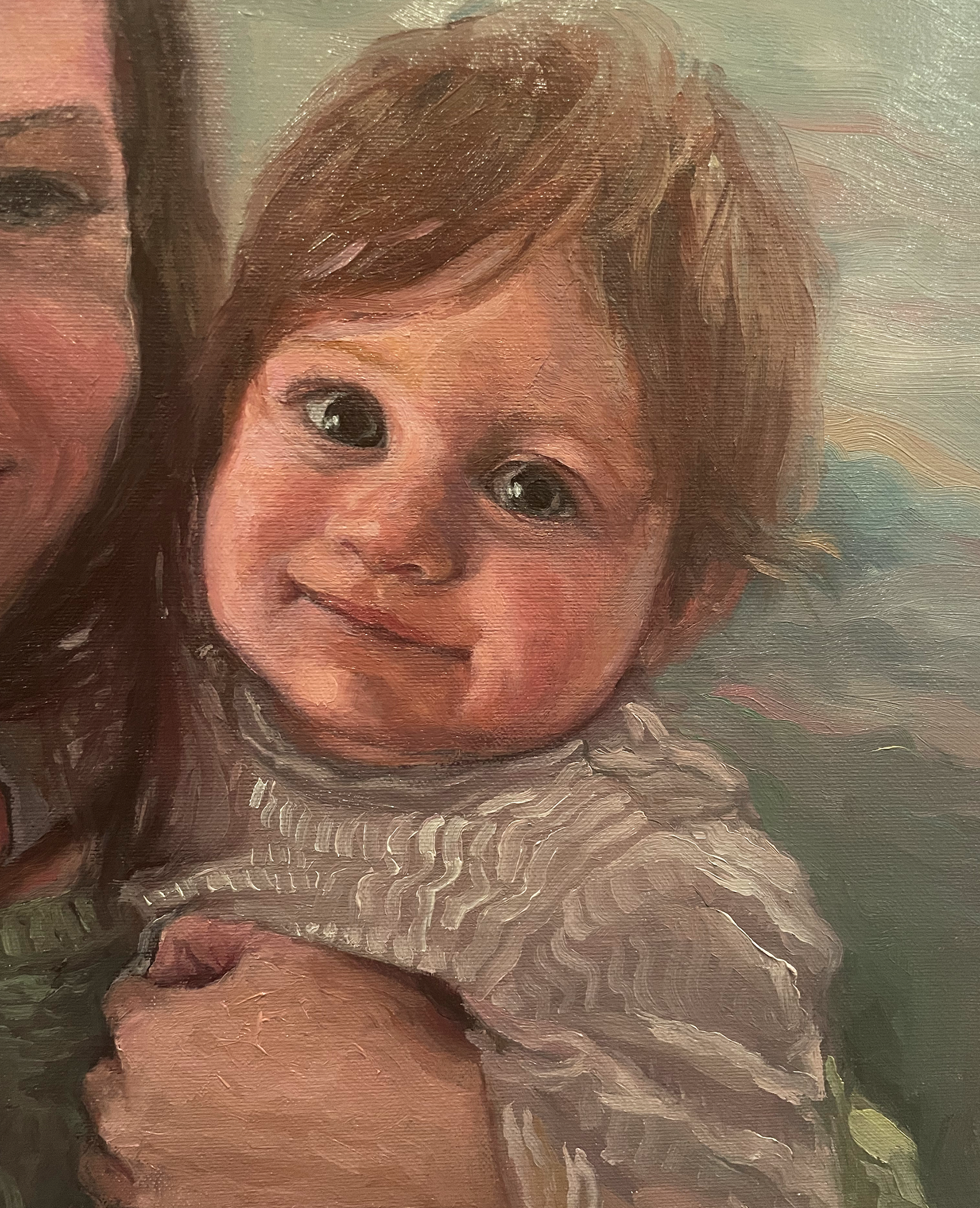 Portrait - Oil on canvas (detail)