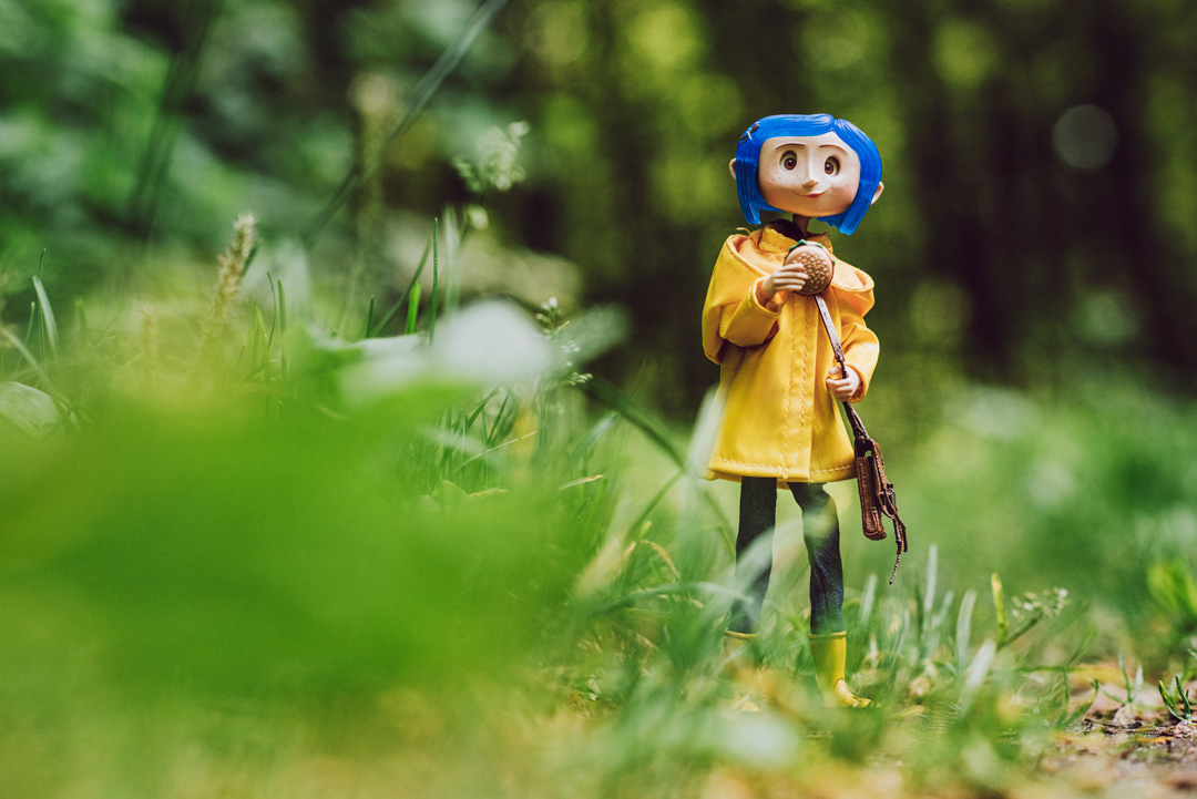 coraline, toy, toyphotography, kid, girl, blue eyes, neca, toygallery