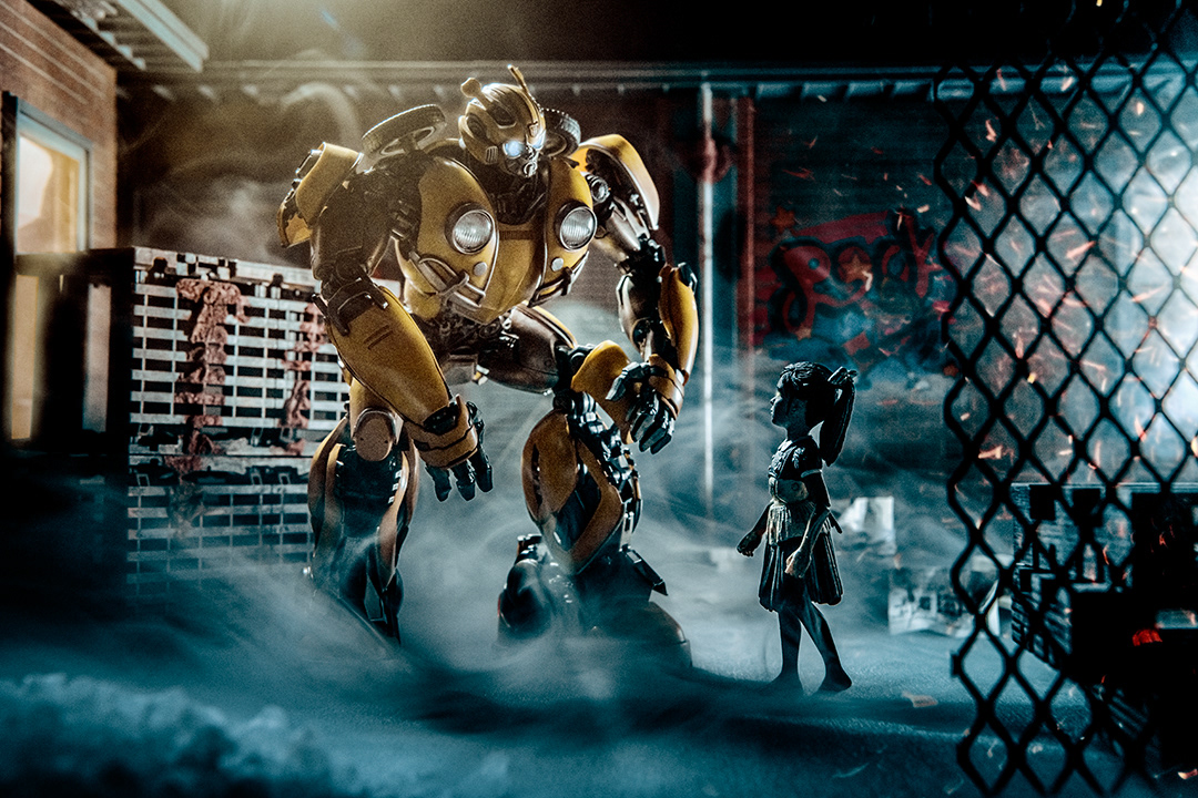 BumbleBee Little Girls, street, toy photography, zdjęcia produktowe , fotografia zabawek, action figures