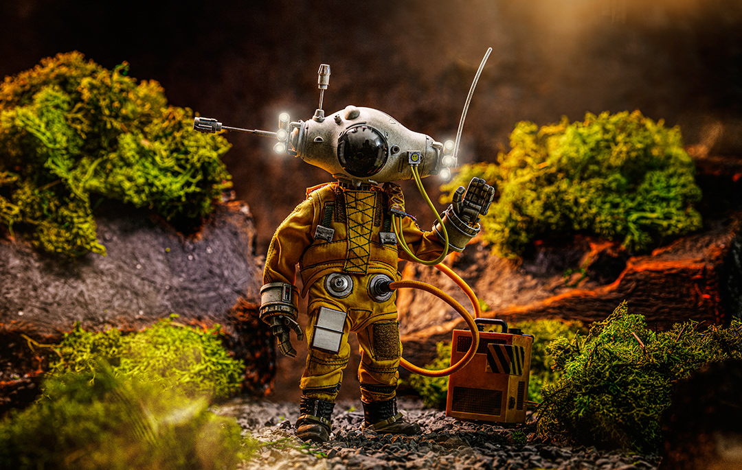 Damtoys - Gans Boy - astronauta  1/12  skala, toyphoto