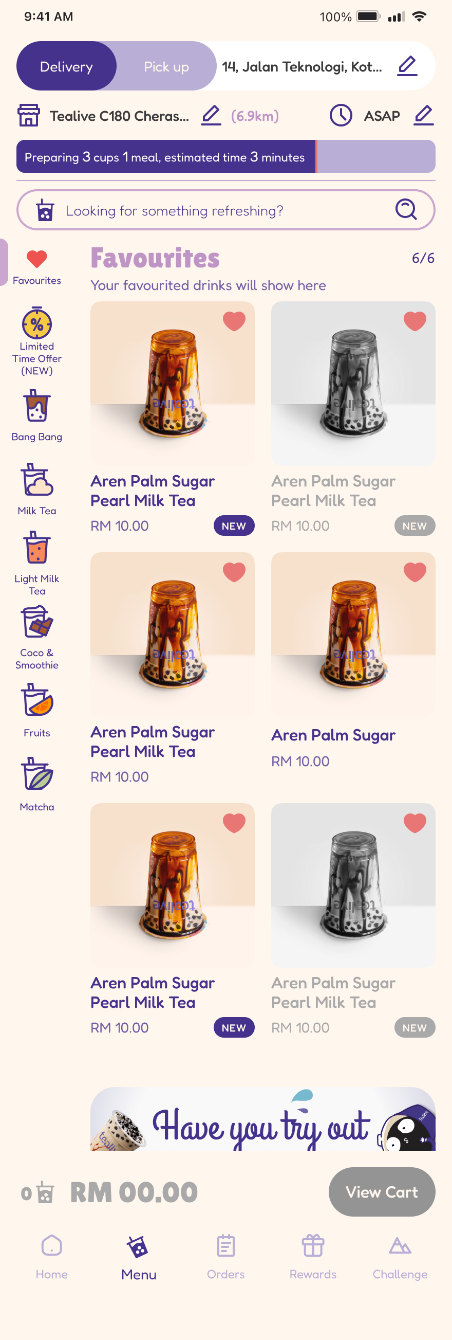 Menu (After)