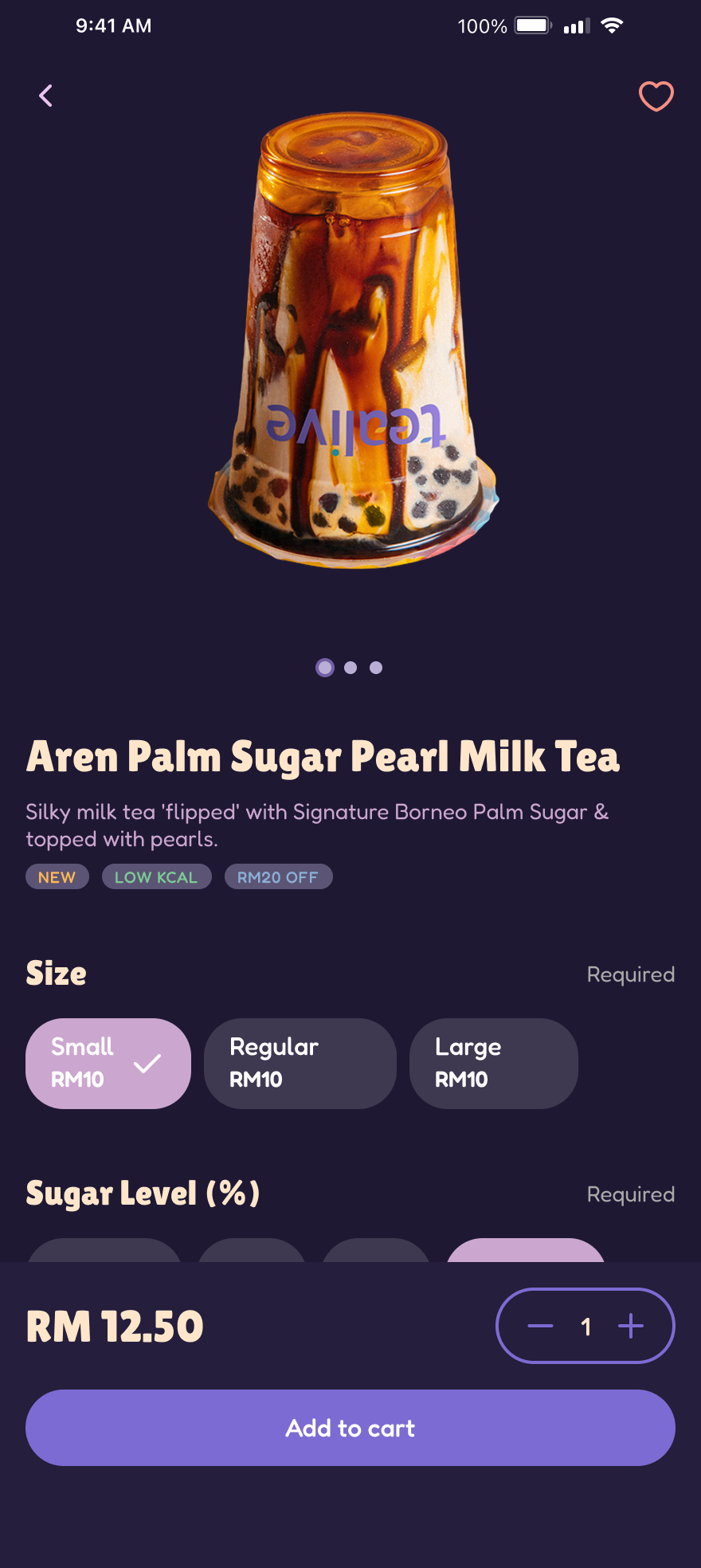 Item Detail (Dark Mode)
