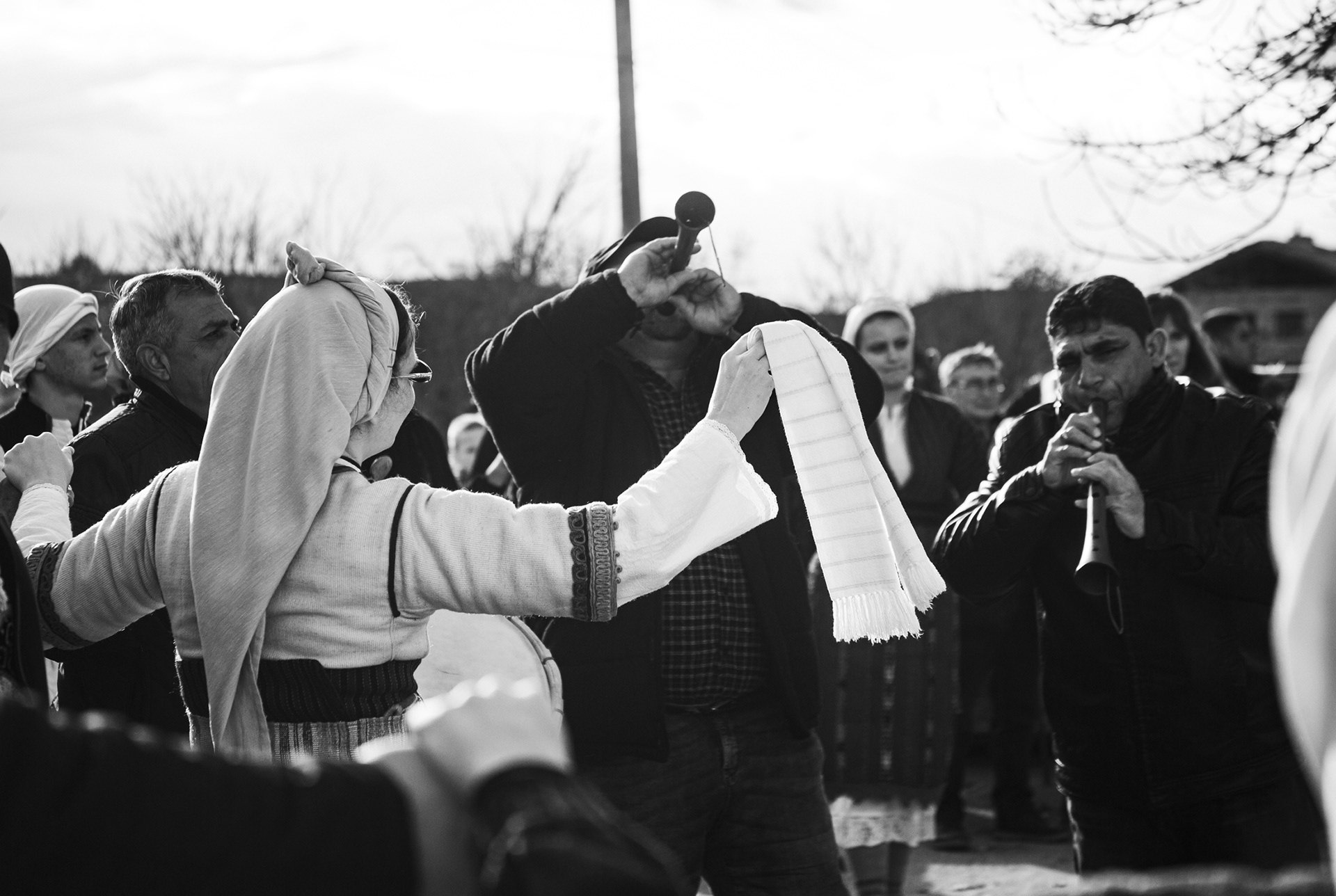 Many different horos are performed during the lunchtime celebrations, each and every different to the other.