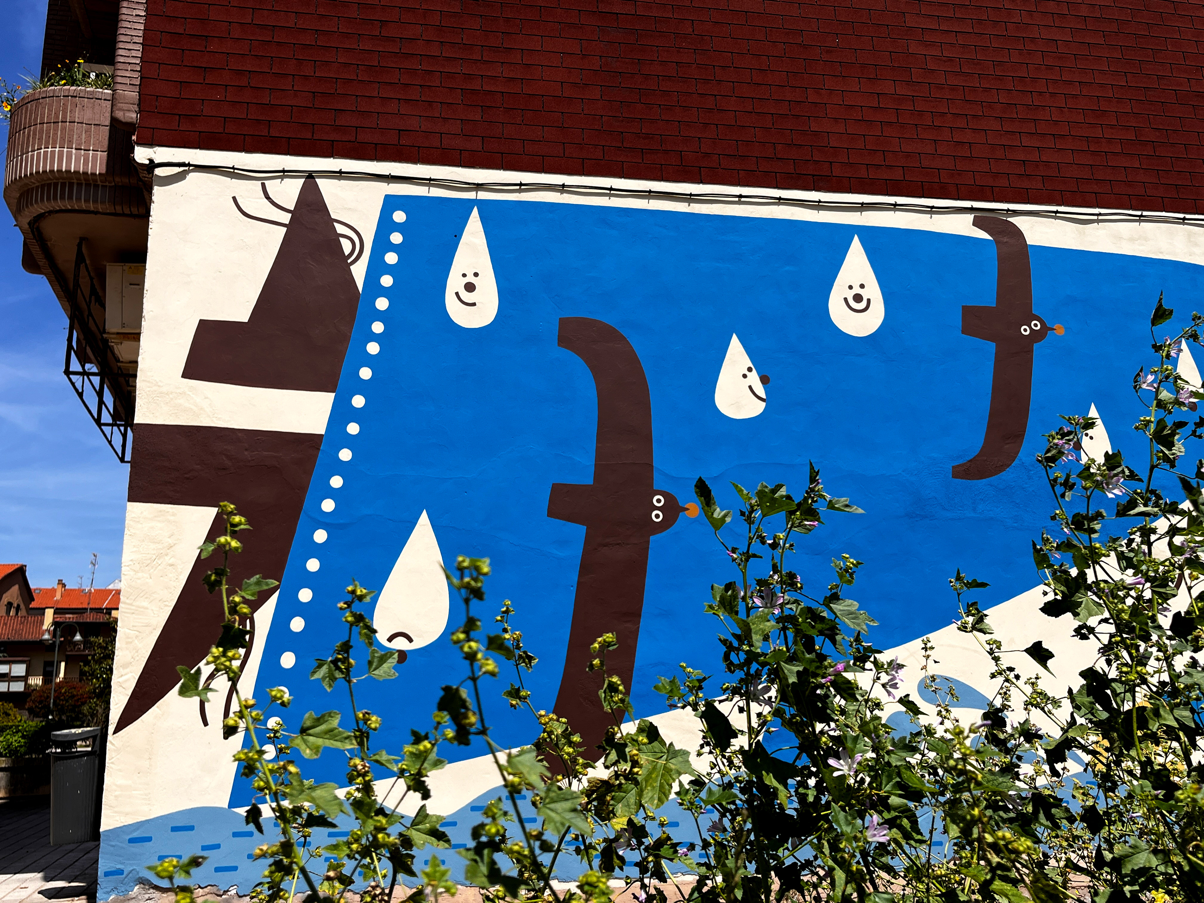 mural, geometric mural, character mural, street art, painter, muralist, street art festival