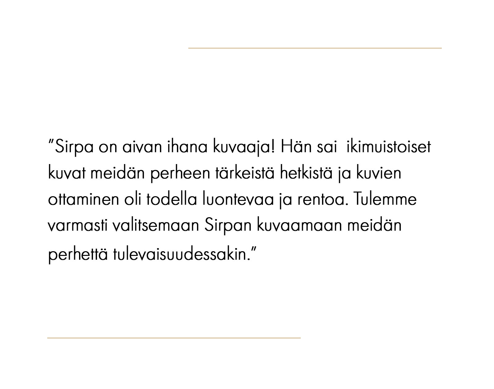 Perhe- ja vauvakuvaus