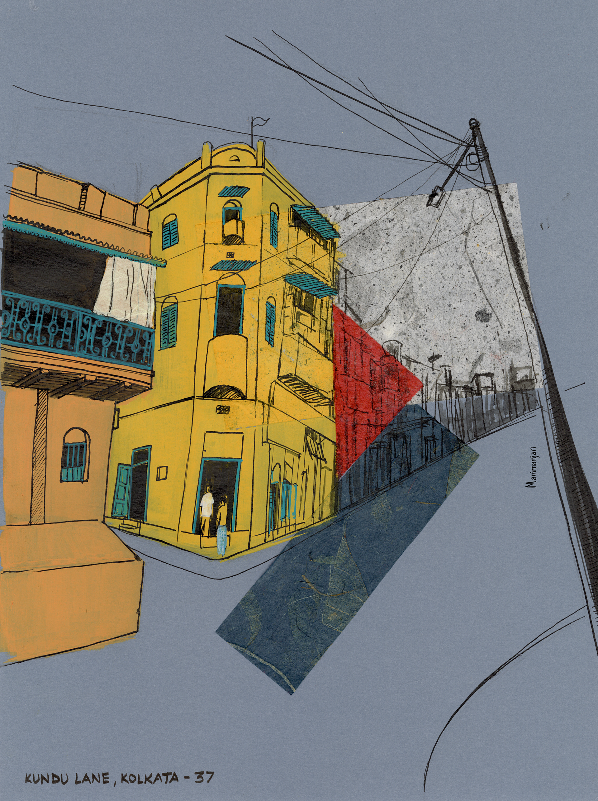 Kundu Lane | mix-media | 2024