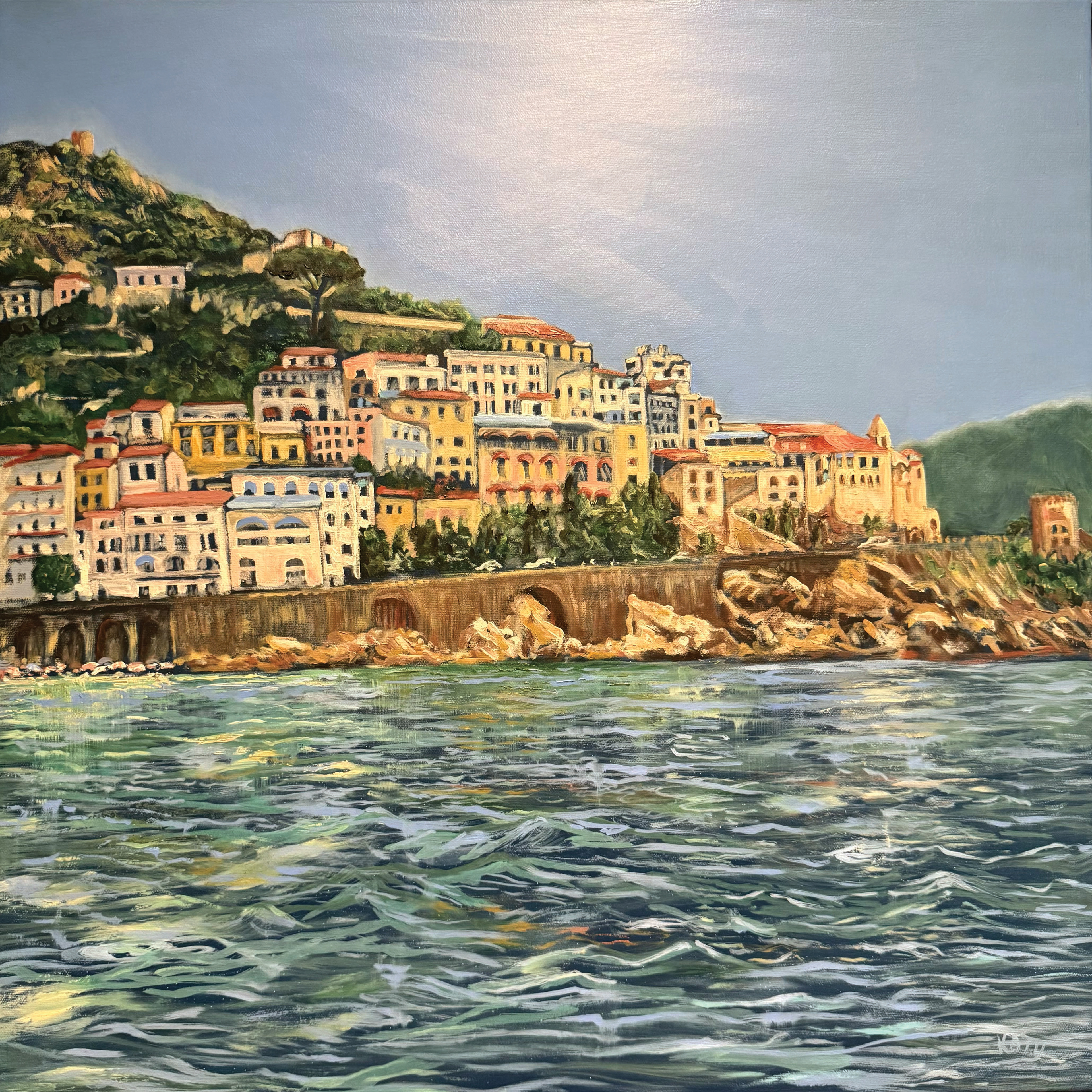 "Priano" 24" x 24" Oil on Canvas