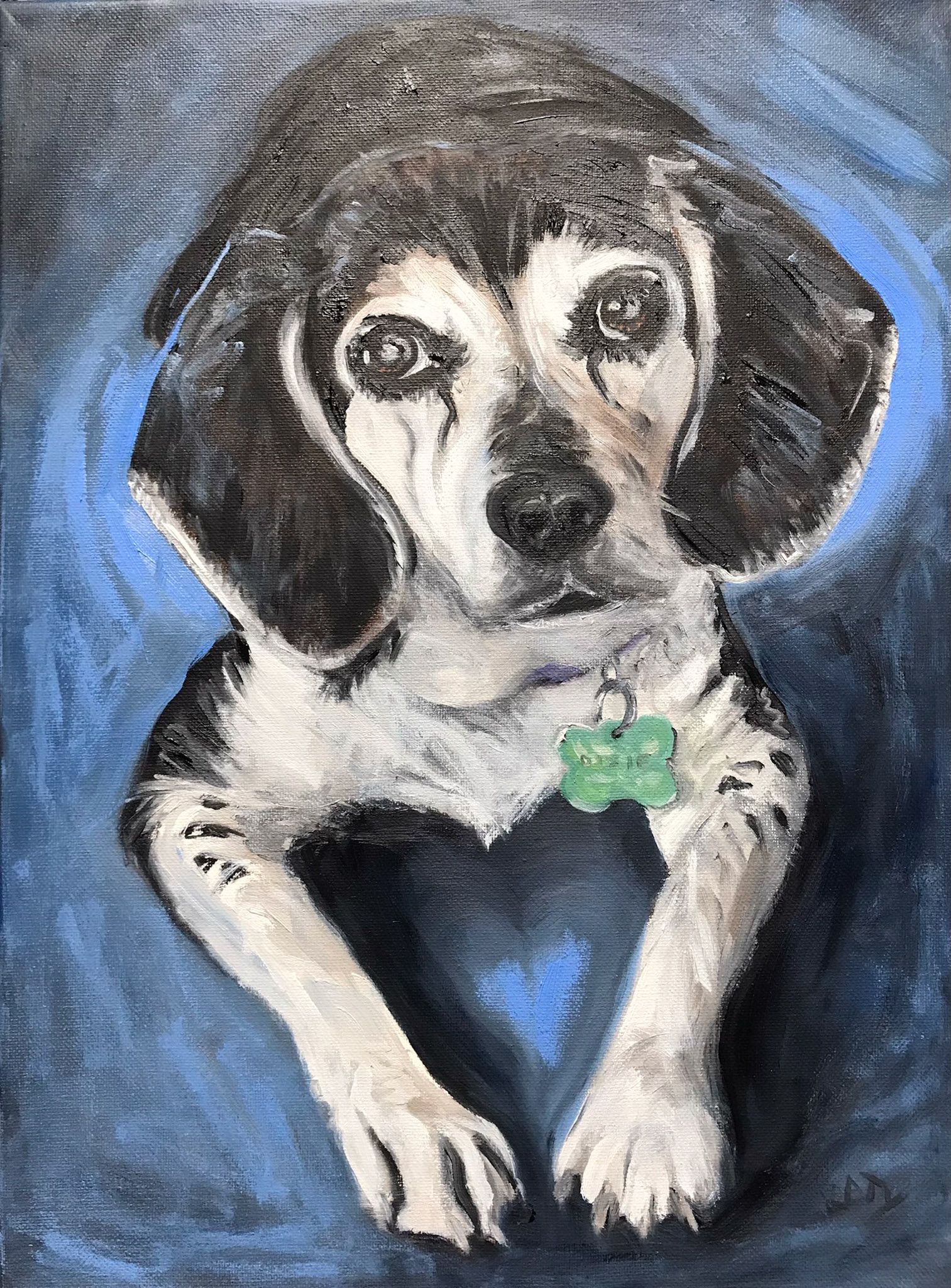 "Dixie" Oil on Canvas