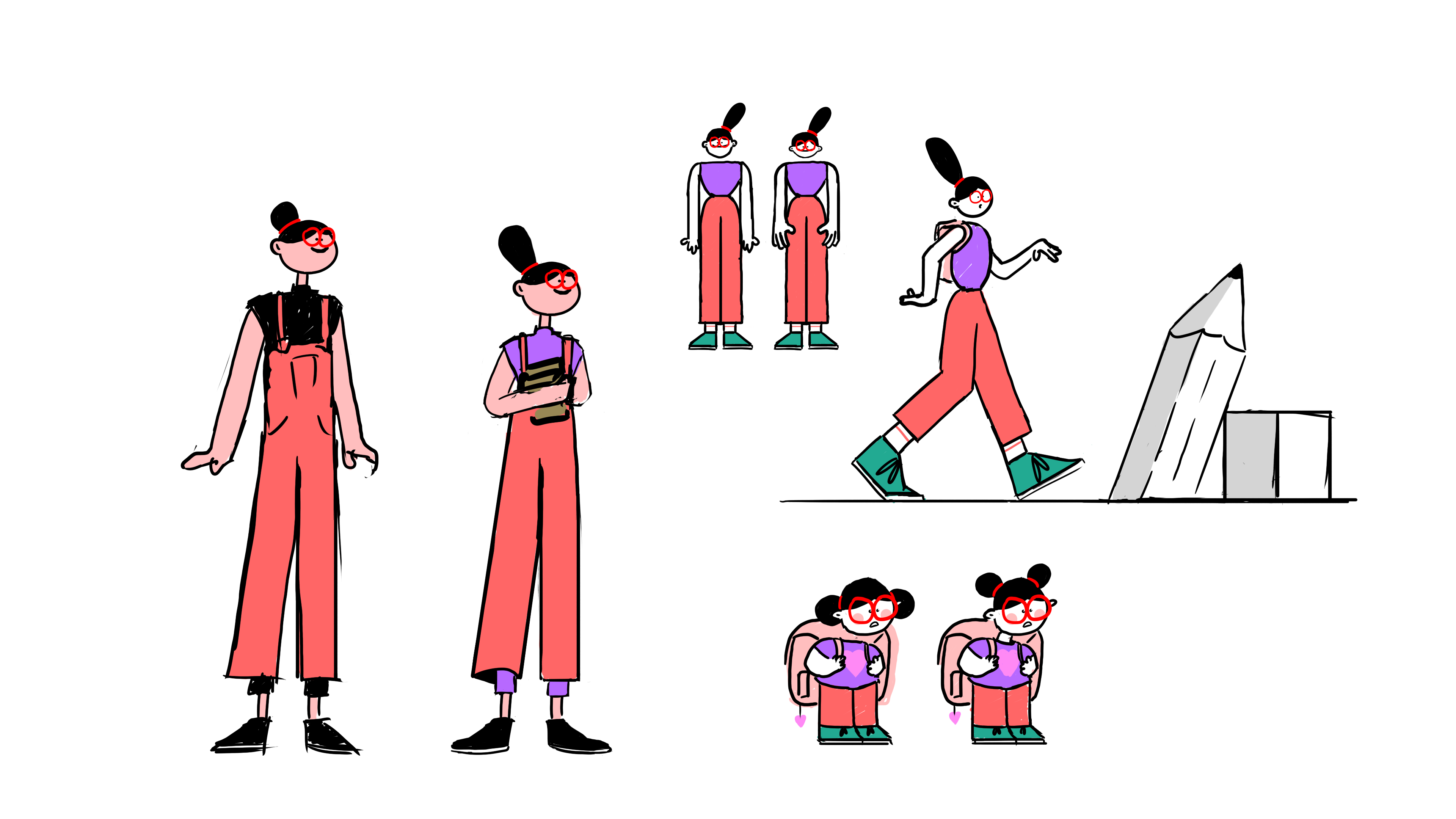 Recherches graphiques pour le film en motion design de la Maison des Langues de la Province de Liège