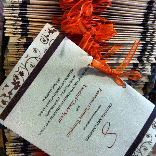 wedding programs