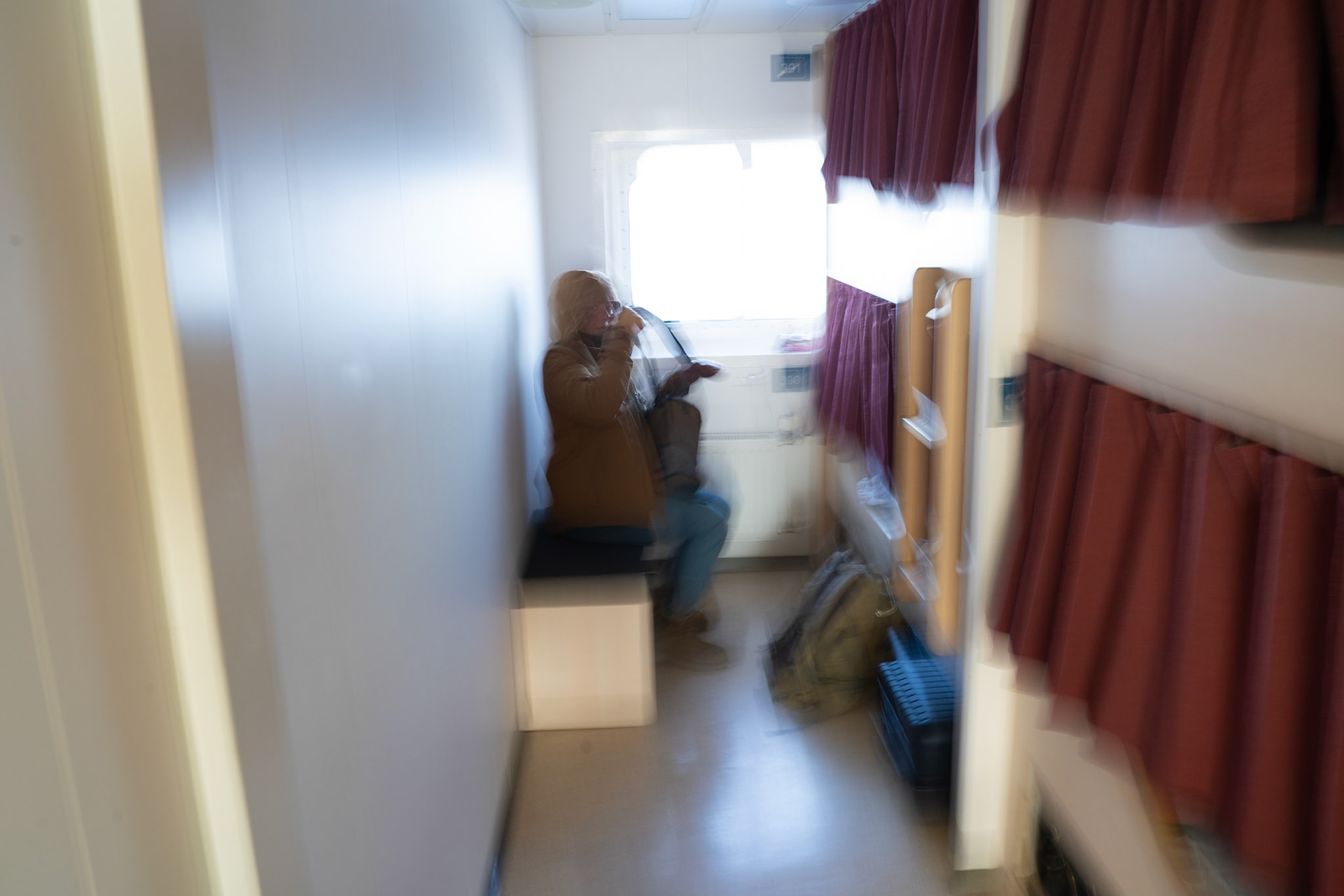 -- but lots of time it felt like this on the waves of the open ocean.