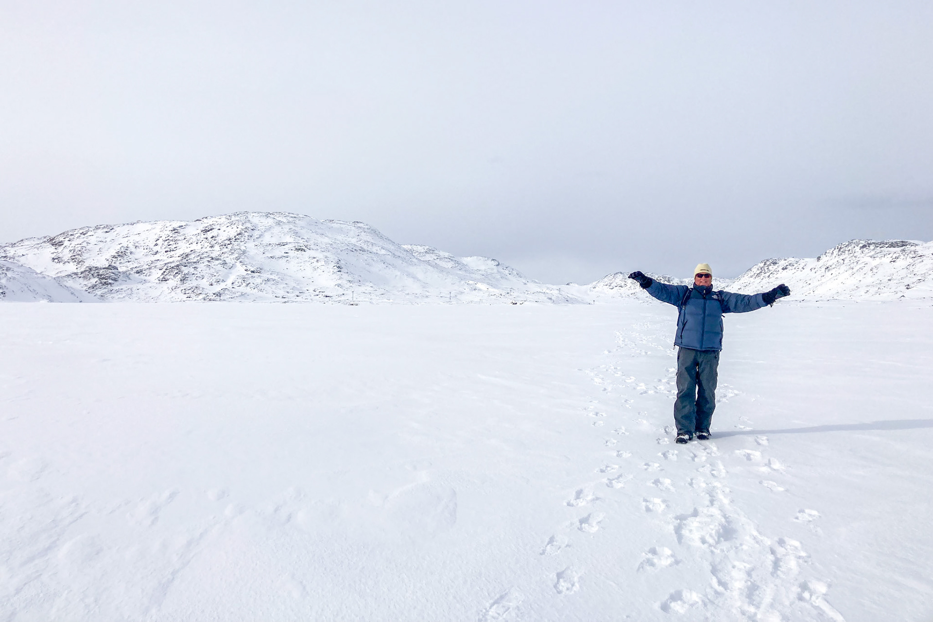 Pops on Tasersuaq, the big lake, just next to Qaqortoq. Tasersuaq holds all the drinking water for the town.