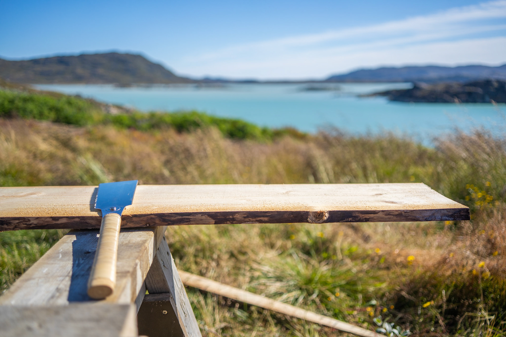 Tools and fjords. (Photo by Carson Brown)