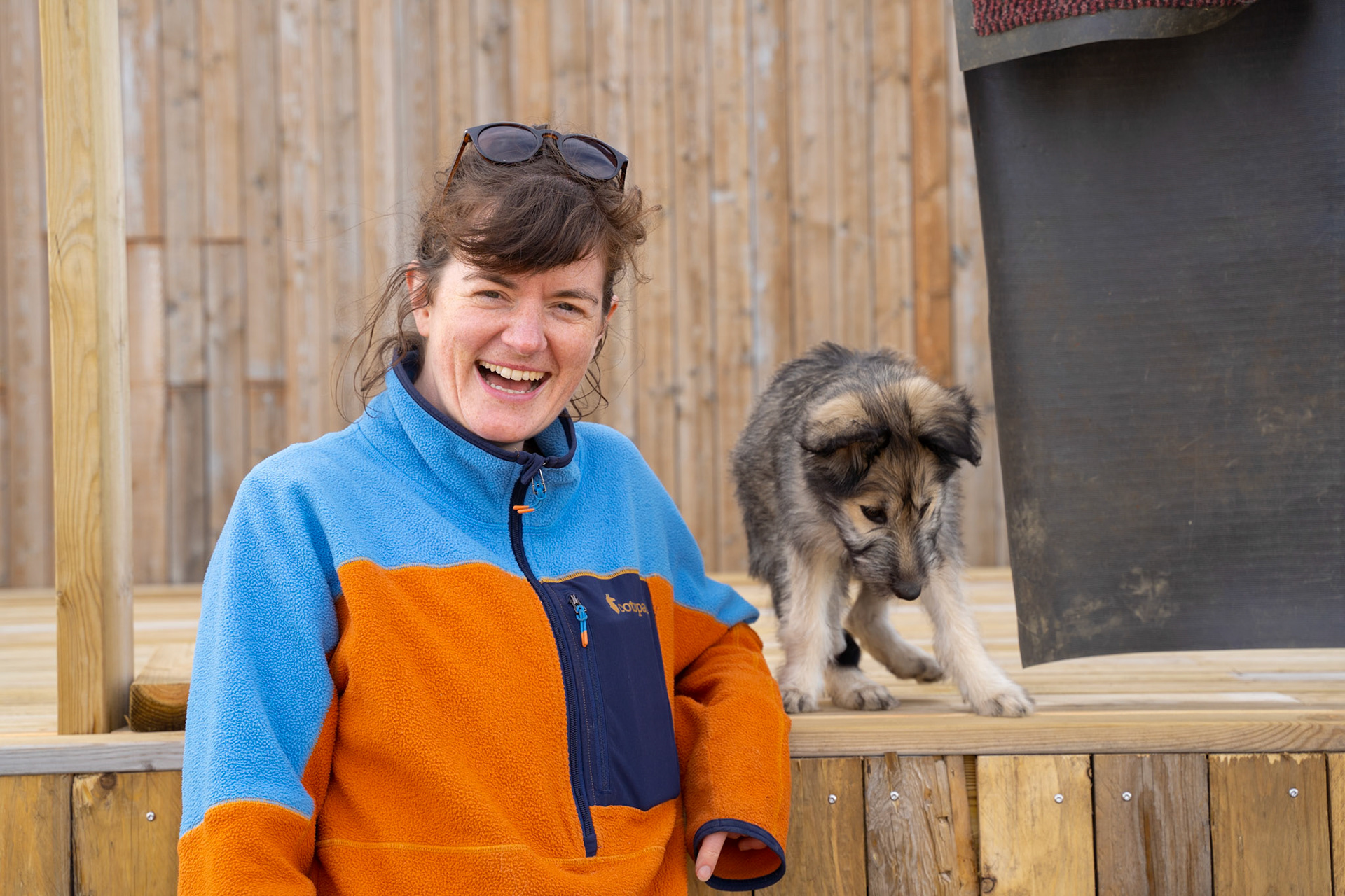 Ginny and Lexi enjoying the day.