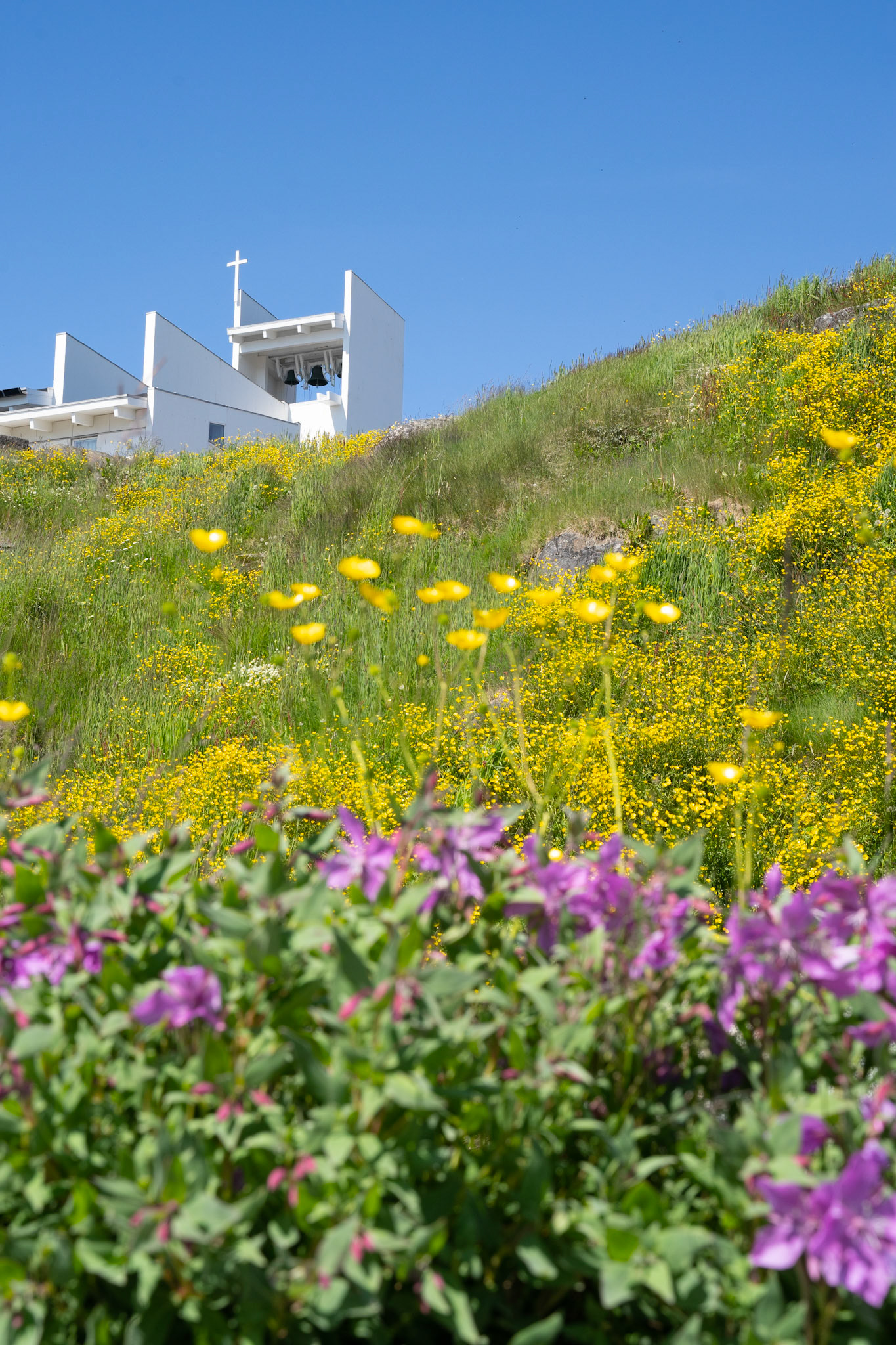 The Lutheran church in Qaqortoq.