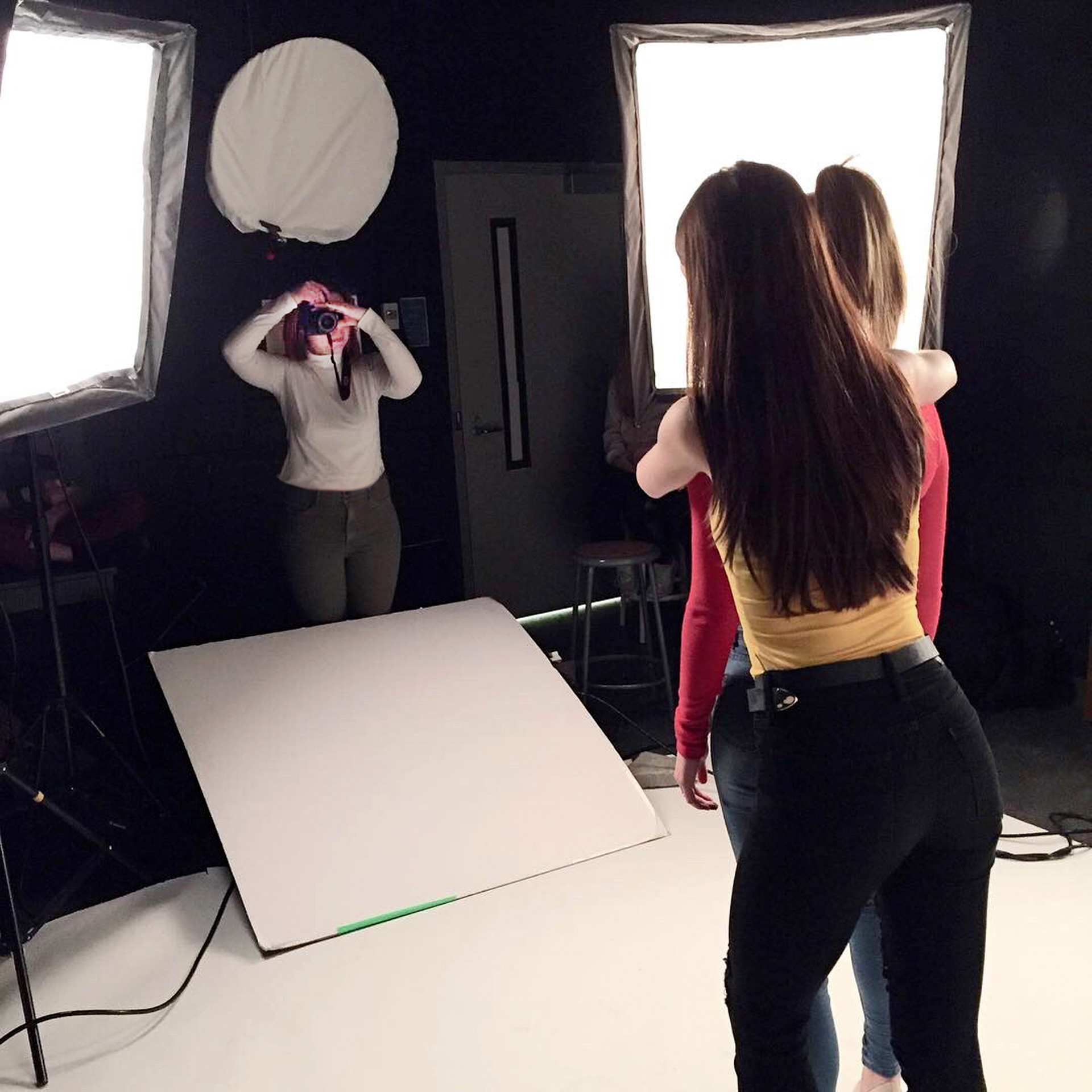 Models in Fashion Photography Class
