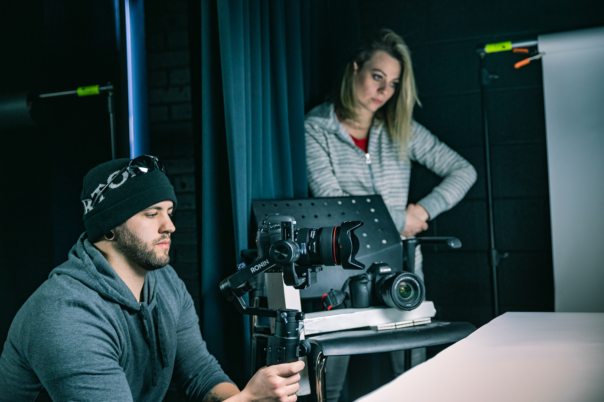 Students in Studio