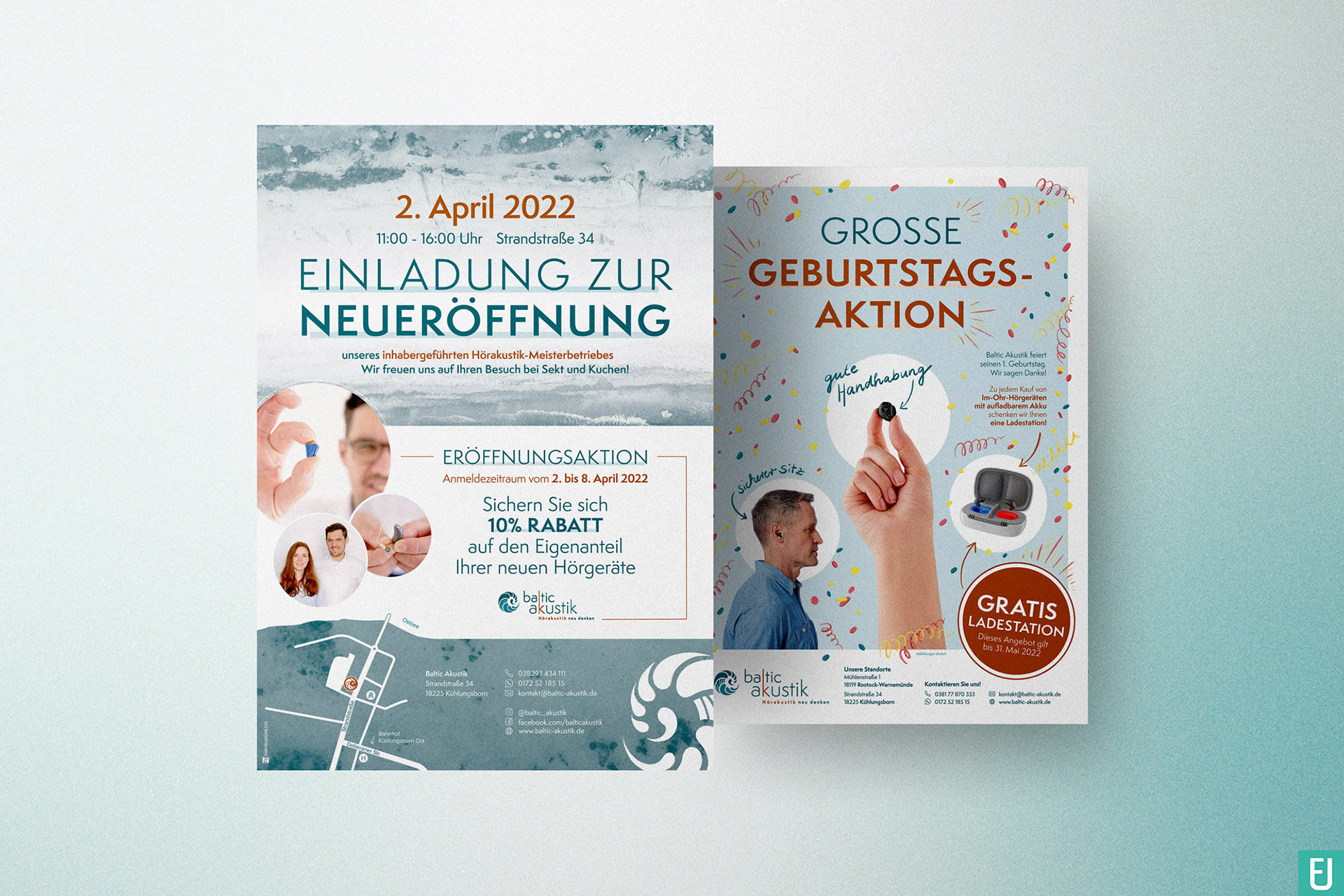 Auswahl von Posterdesigns