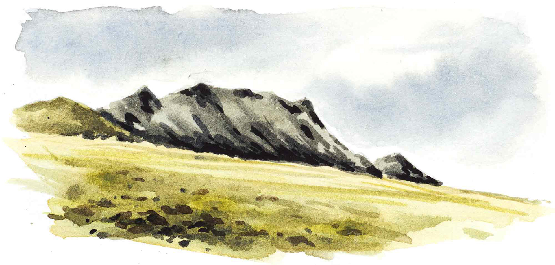 Felsen in Landschaft