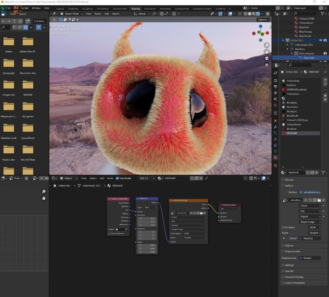 Creating Hair Particle System