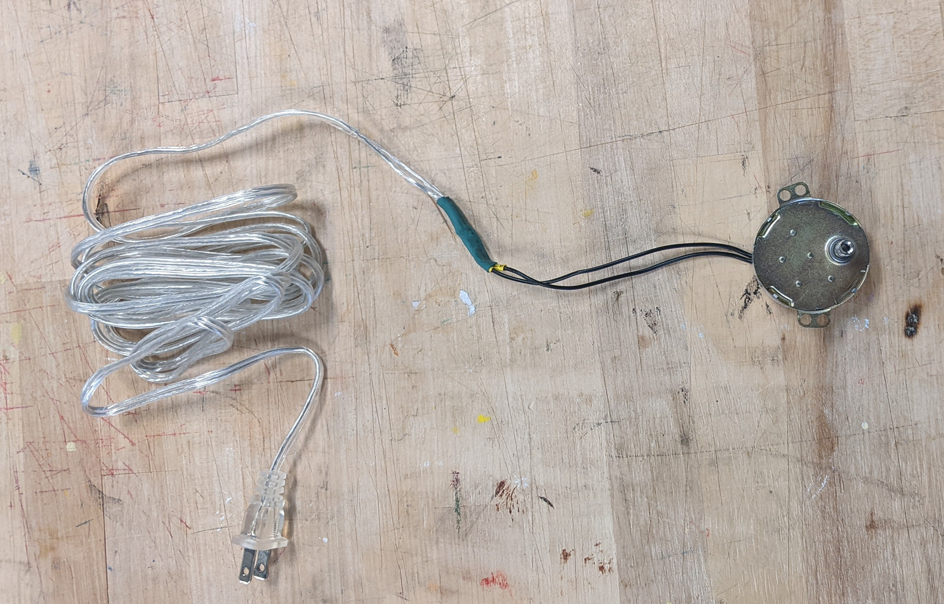 Low Speed Small Synchronous Electric Motor: 110V SC 0.8/1 RPM CW