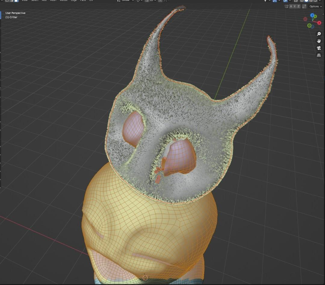 Hair Particle System Process