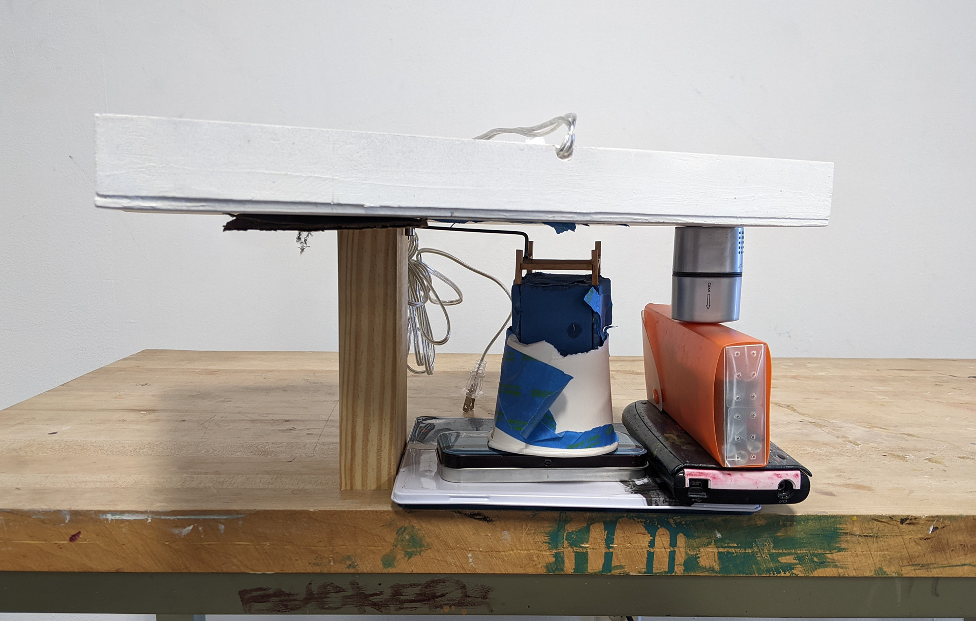 Epoxy curing contraption