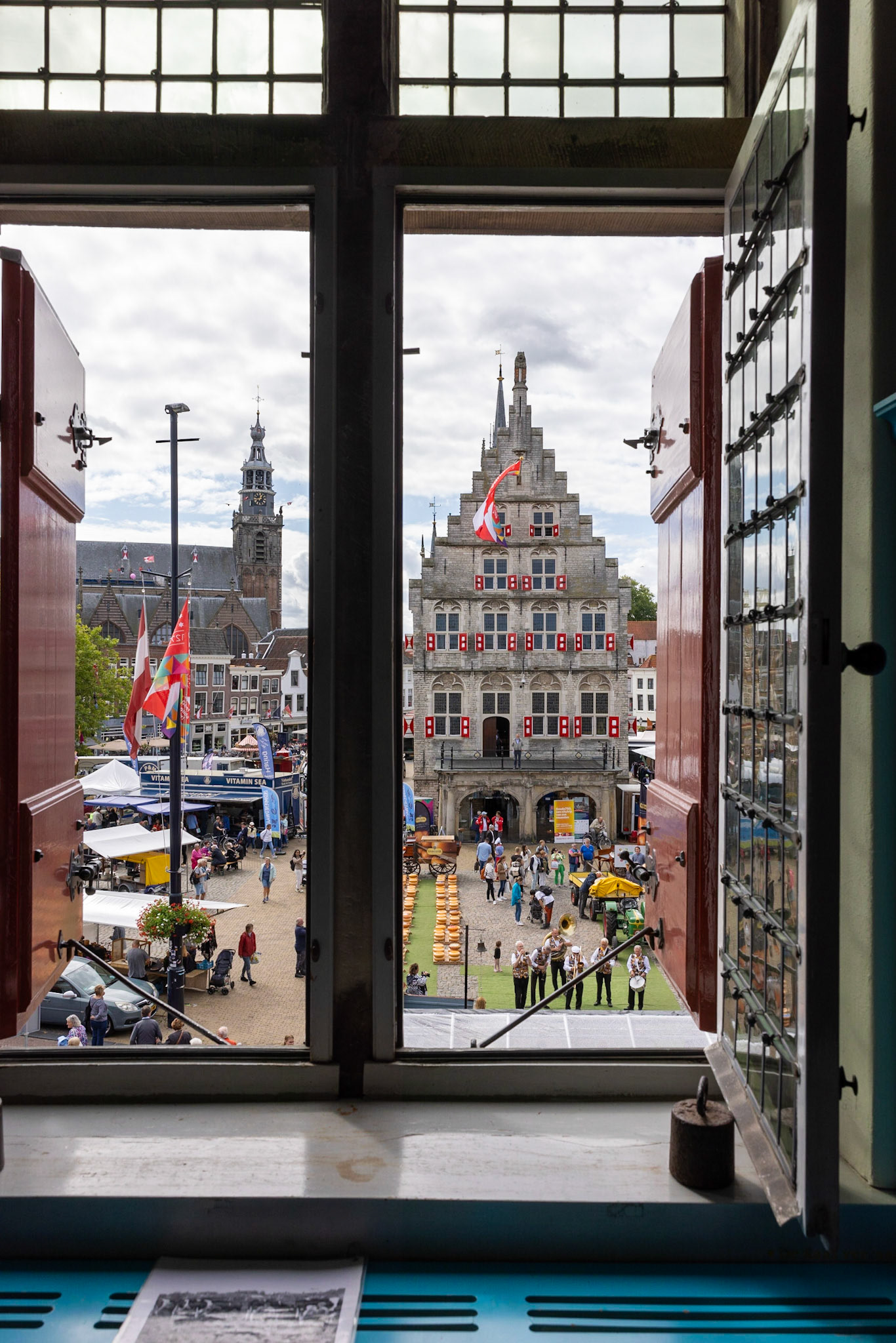 every year in Gauda there is the town festival which is all about cheese